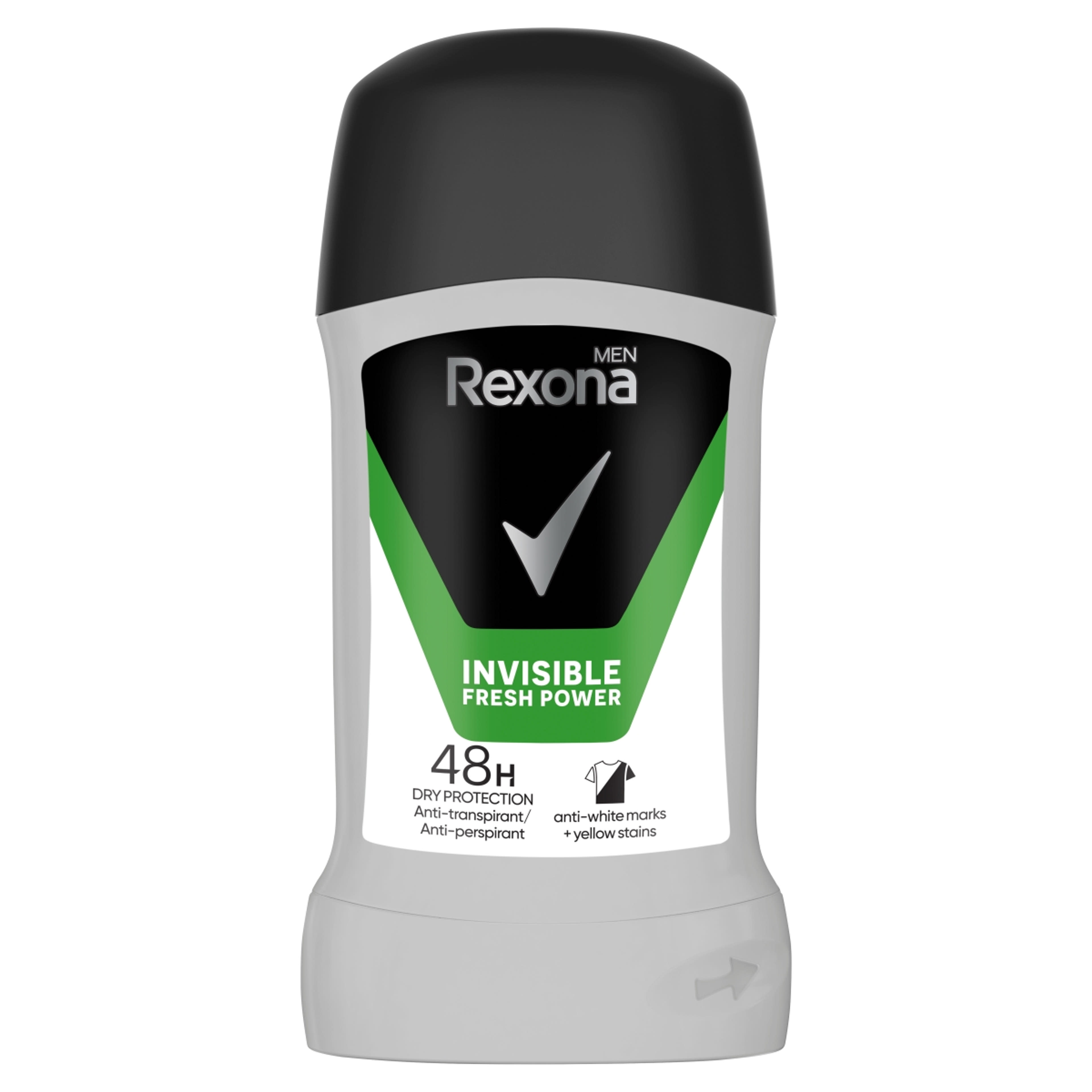Rexona Invisible Fresh Power férfi stift - 50 ml