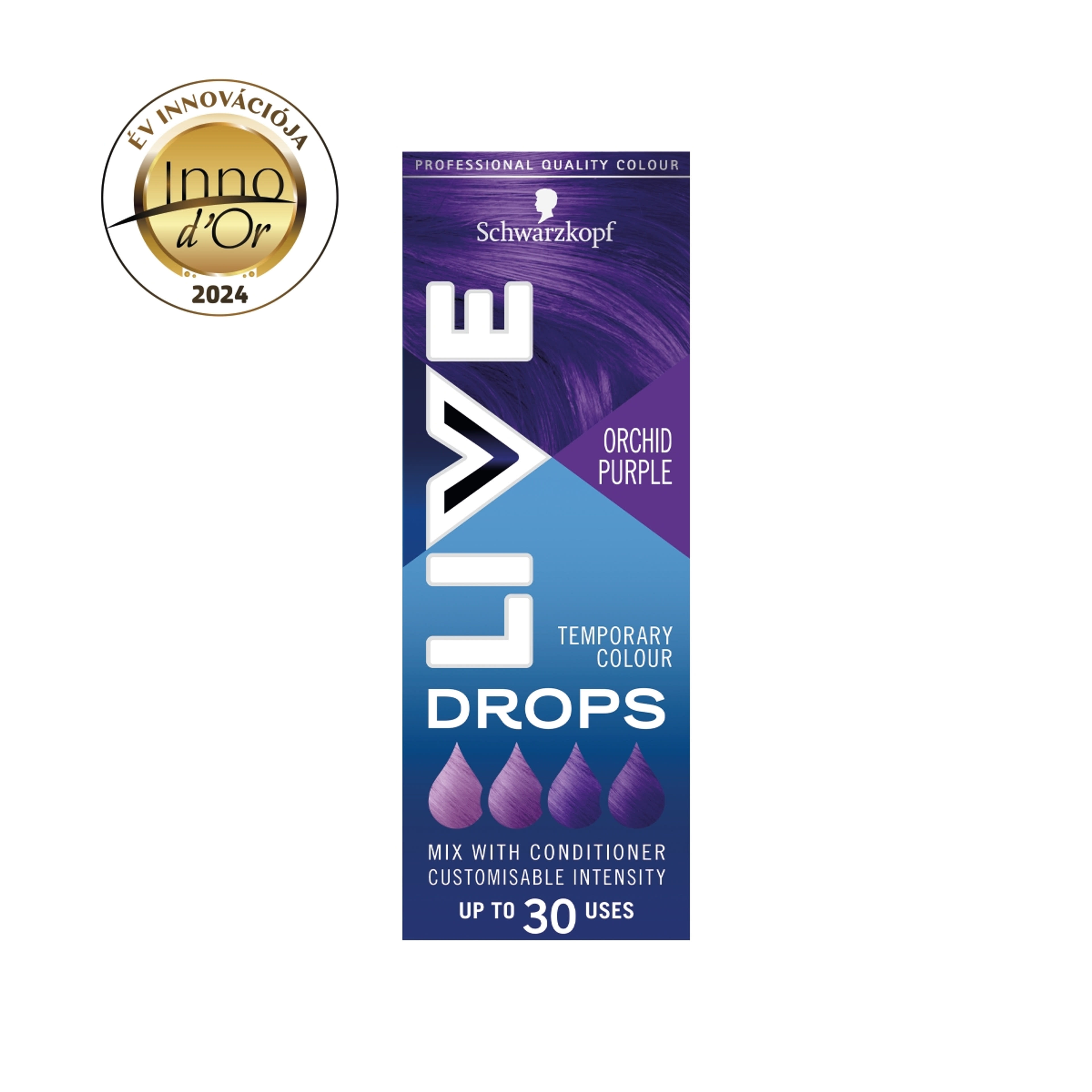 Schwarzkopf Color Live hajszínező /lila orchidea - 3 g