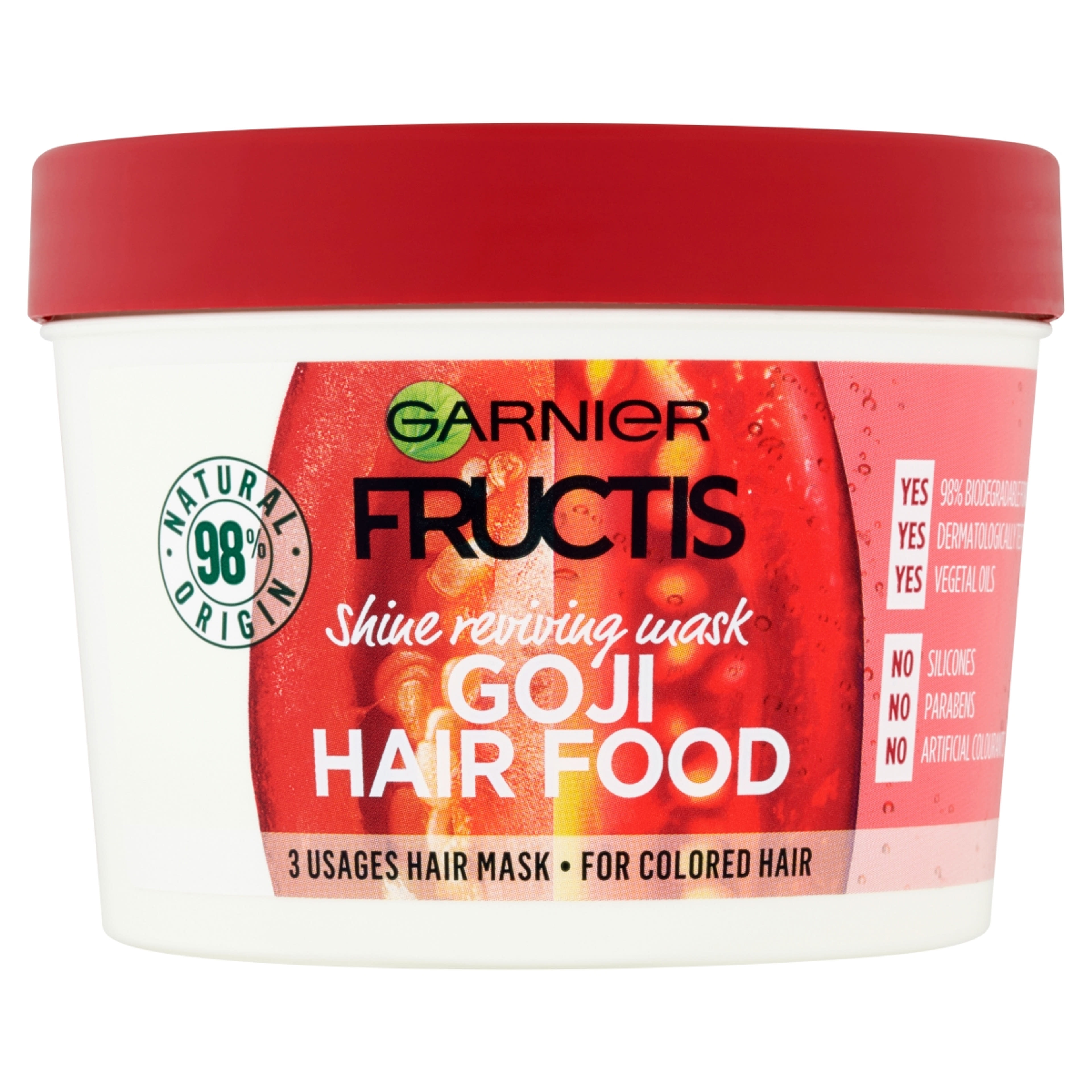 Garnier Fructis Hair Food Goji hajmaszk - 390 ml