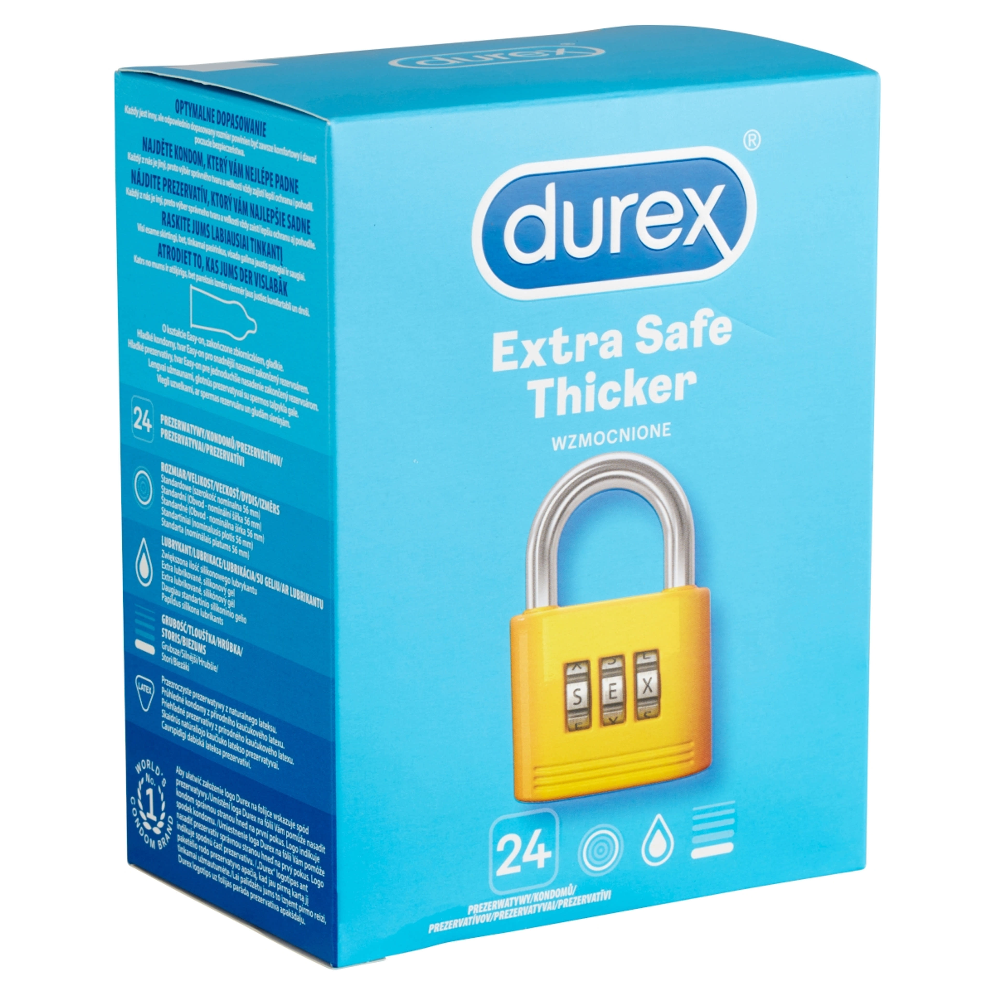 Durex Extra Safe óvszer - 24 db-2