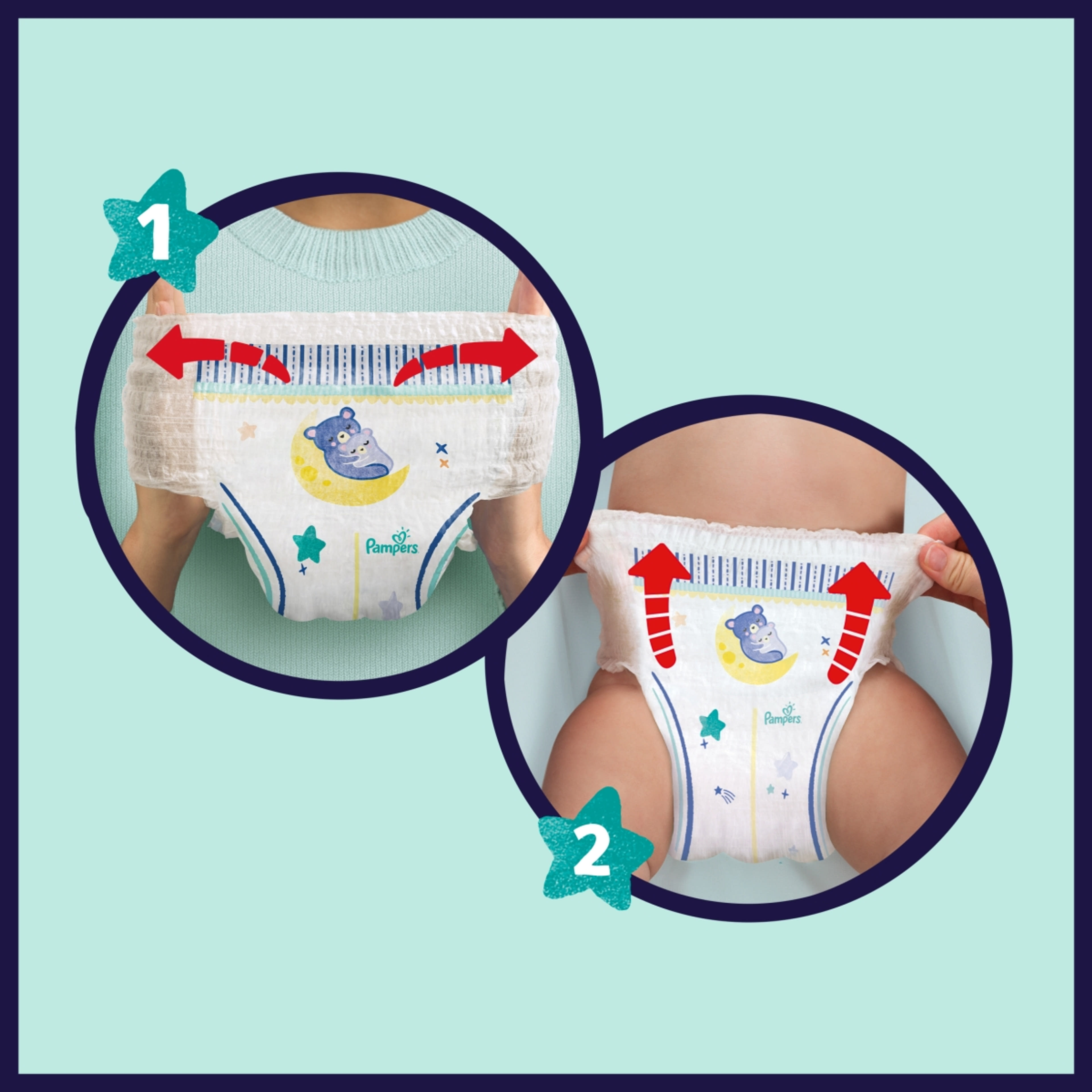 Pampers Night Pants bugyipelenka 4es 9 15 kg 25 db