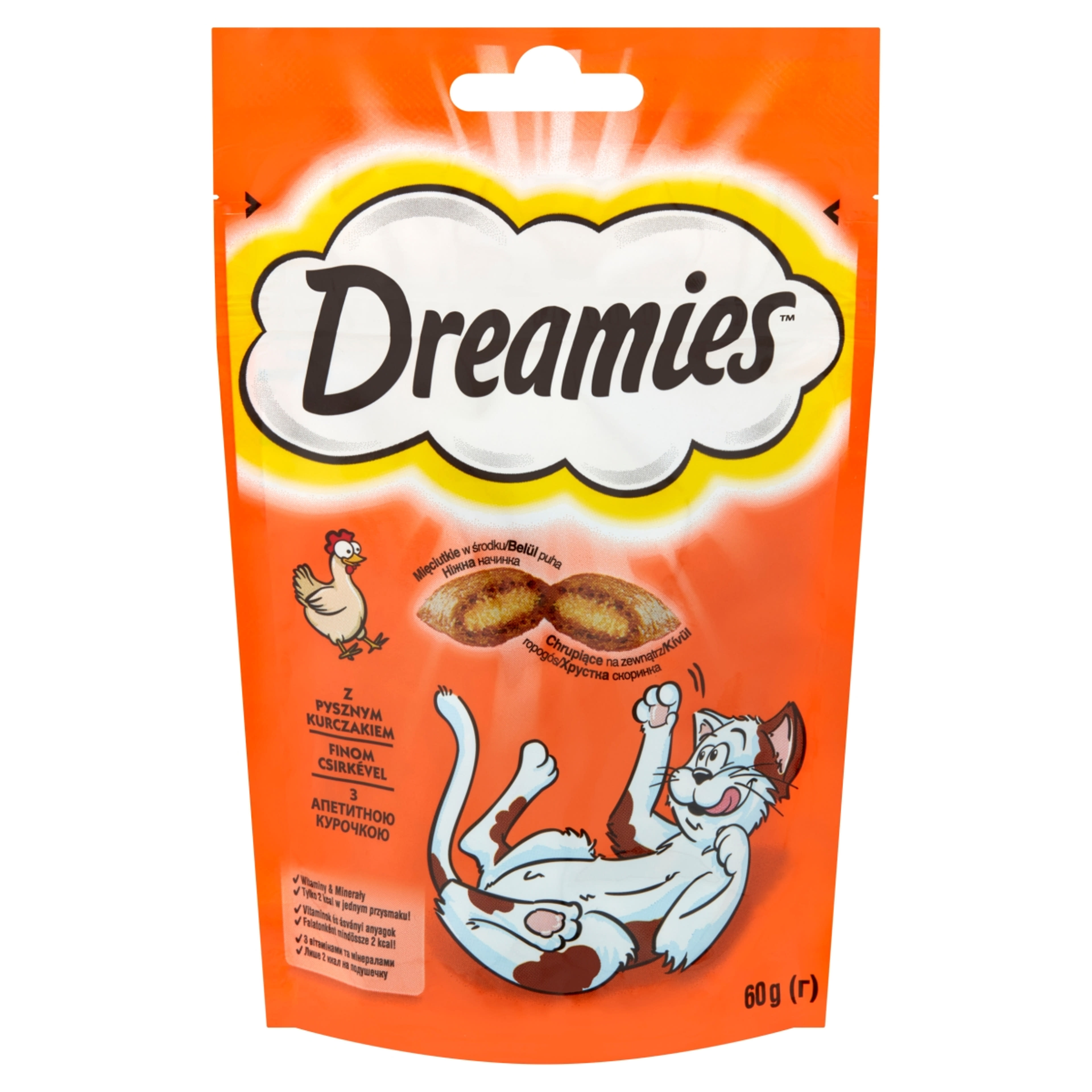 Dreamies jutalomfalat macskáknak, csirkével - 60 g-2