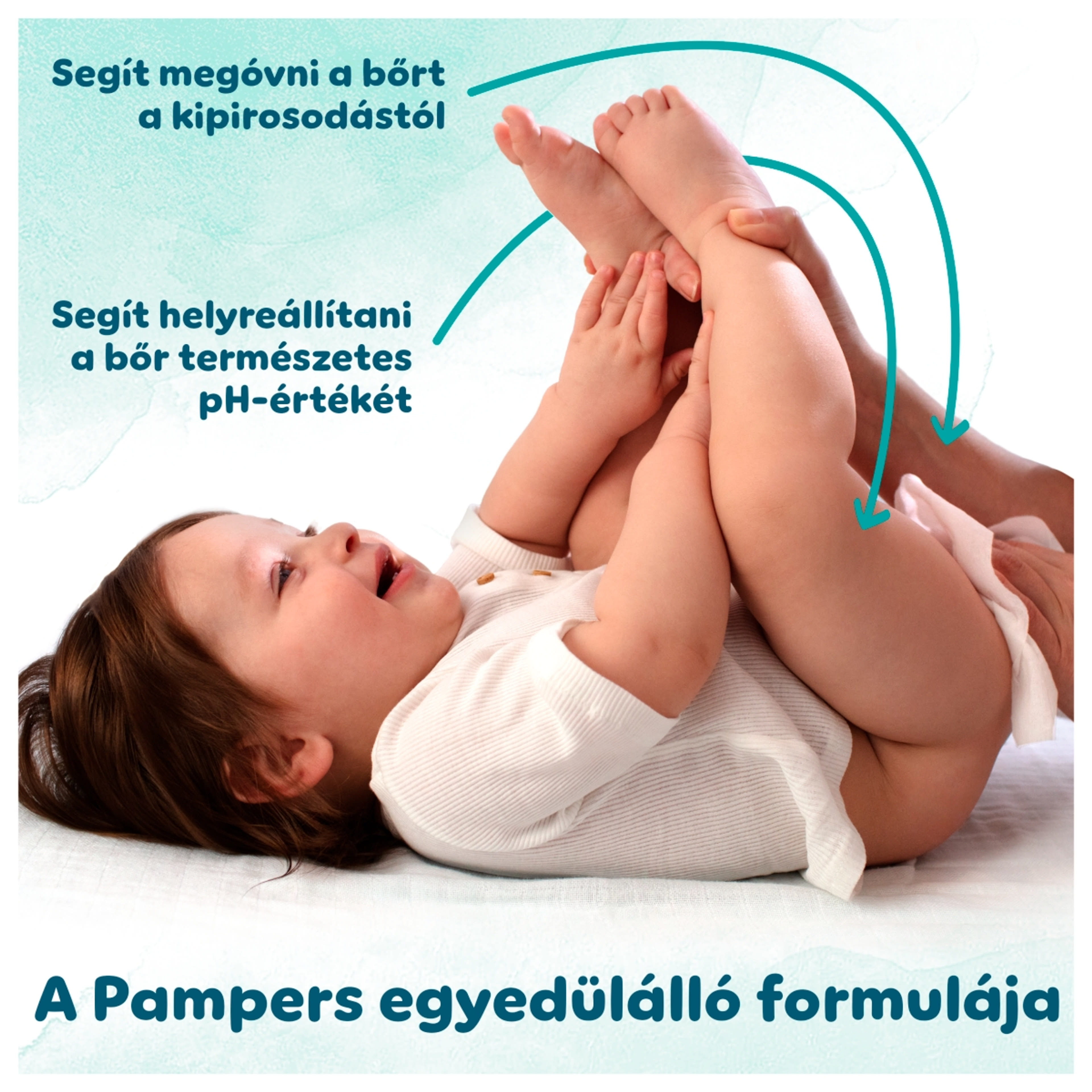 Pampers Harmonie Aqua nedves törlőkendő 6x48 db - 288 db-3