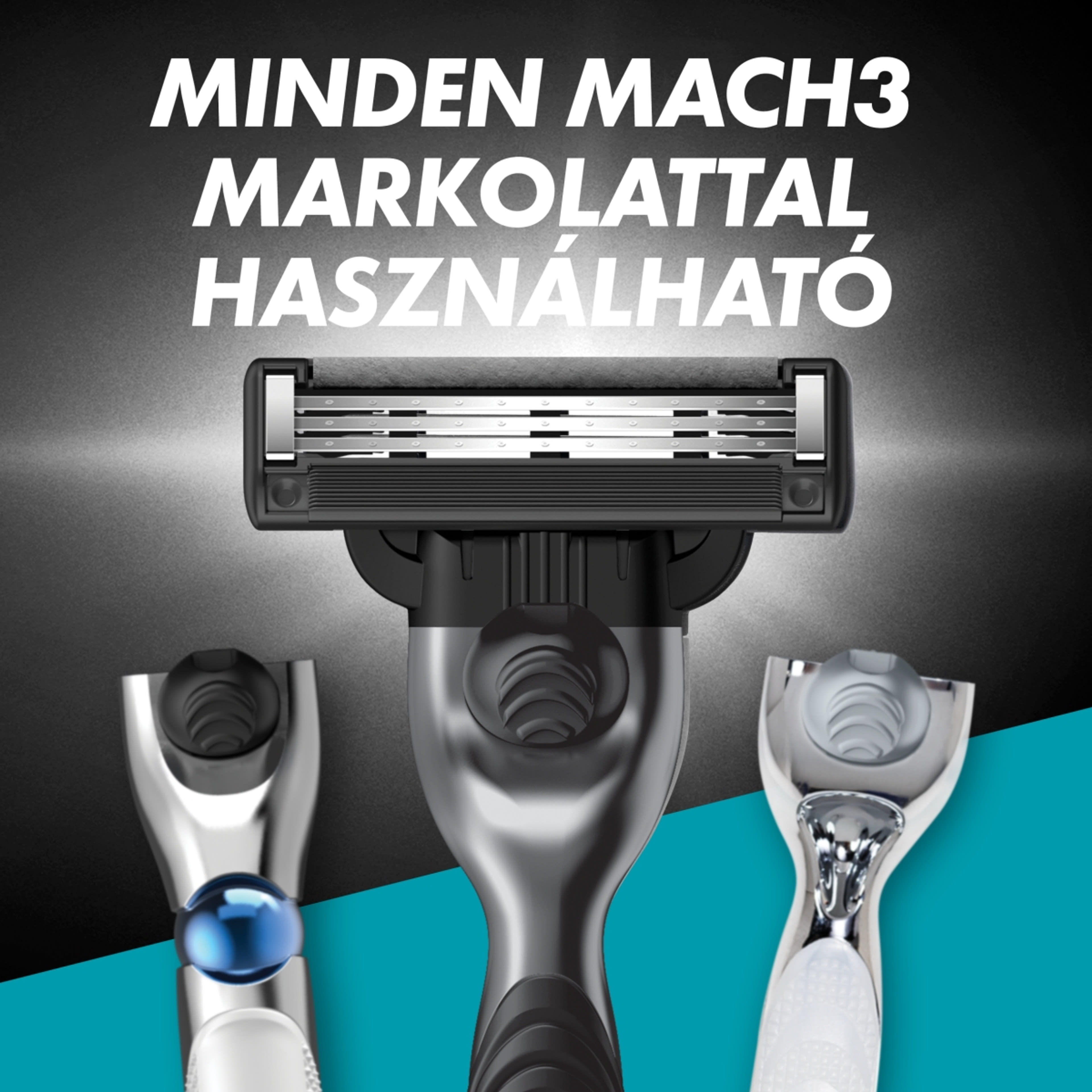 Gillette Mach3 Charcoal borotvabetétek férfi borotvához - 8 db-2