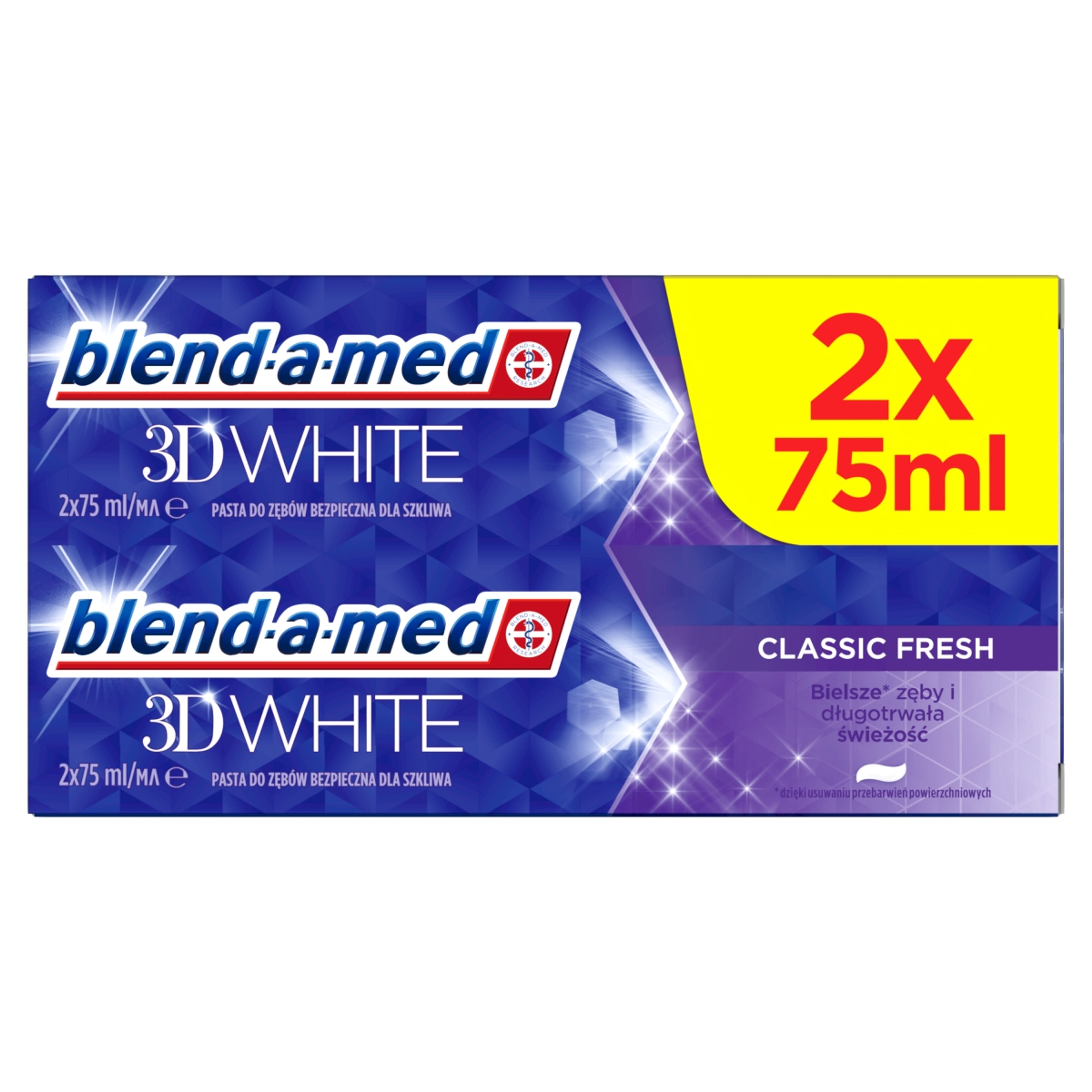 Blend-a-med 3D White Classic Fresh fogkrém - 150 ml