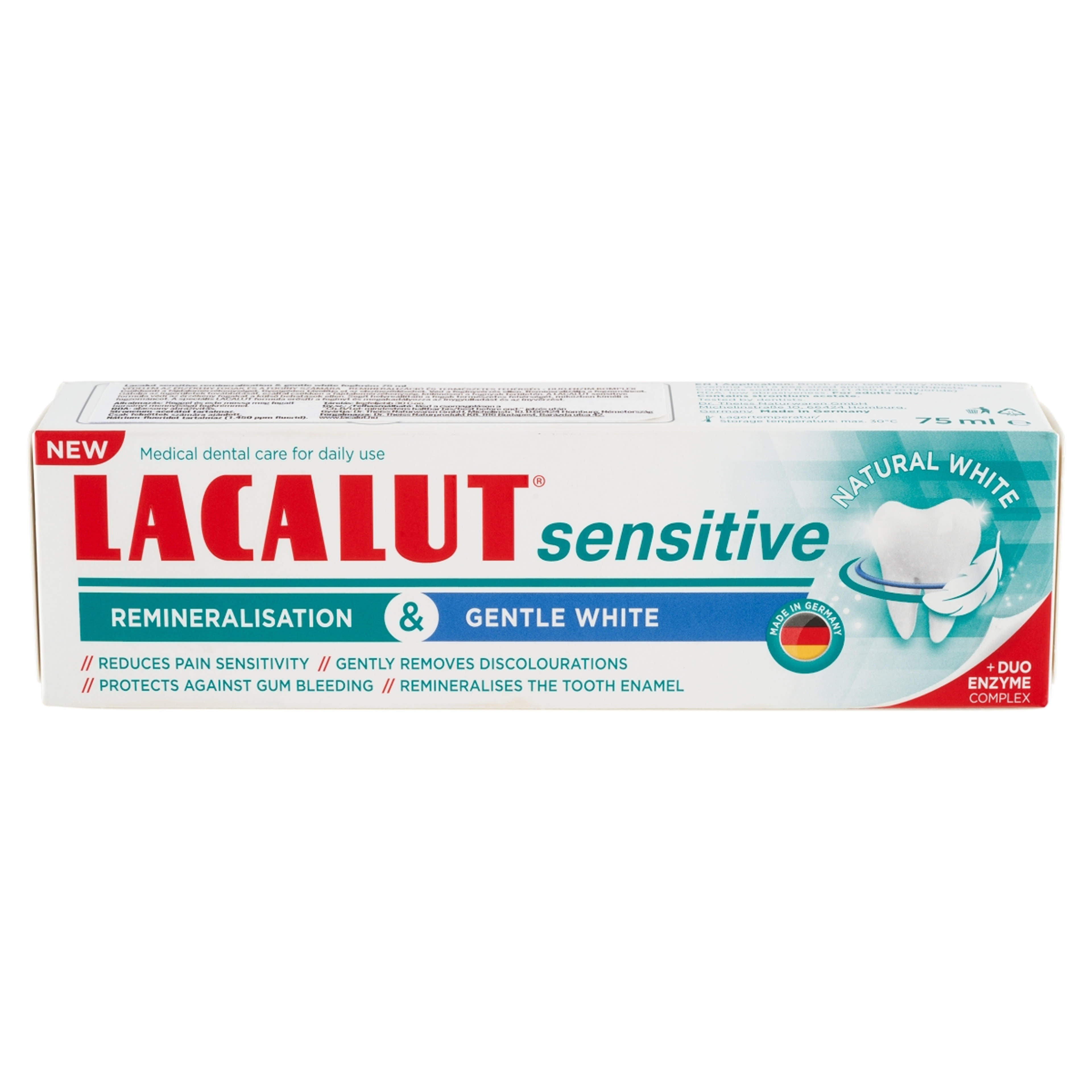 Lacalut Sensitive Repair Effect & Gentle White fogkrém - 75 ml-2