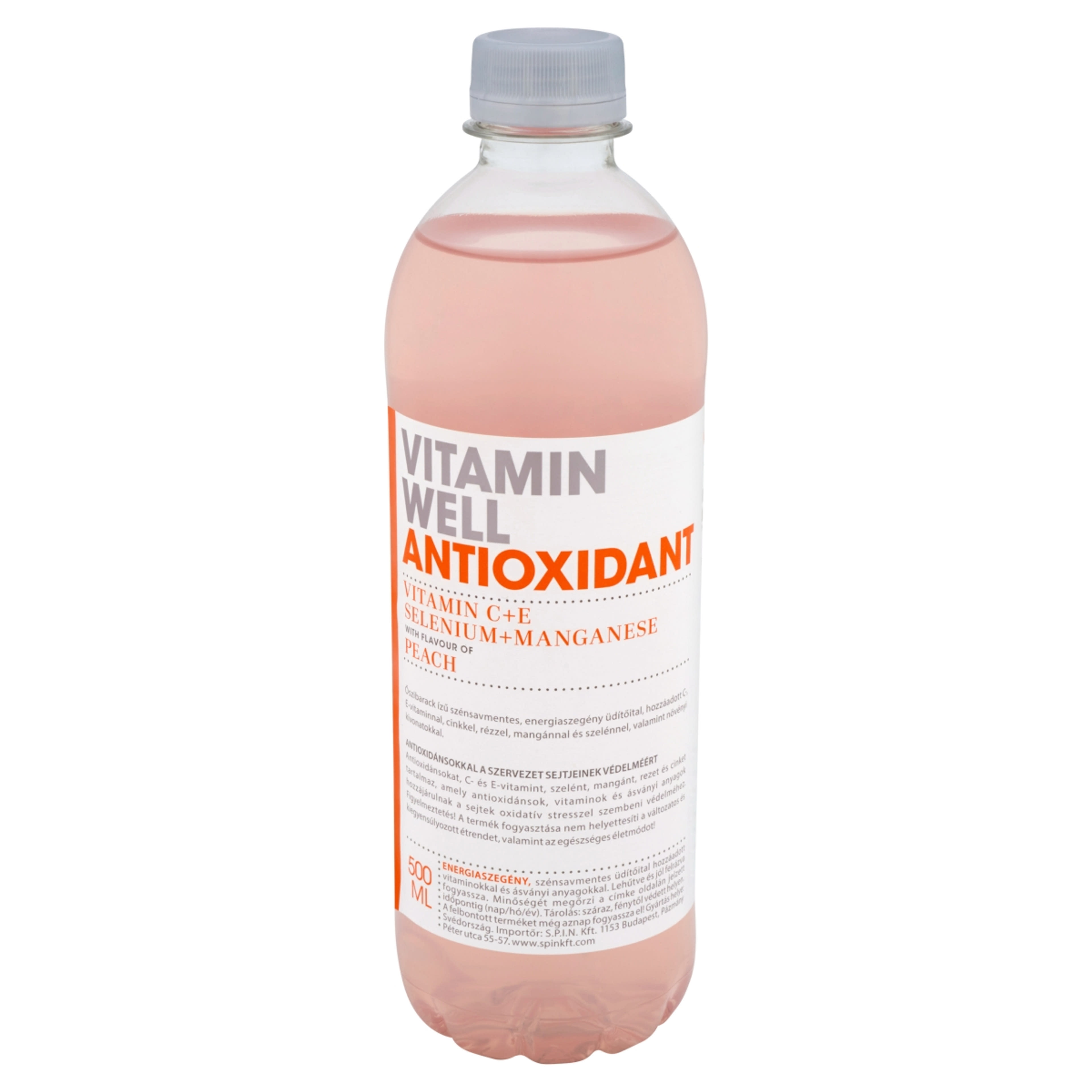Vitamin Well Antioxidant őszibarack ízű, szénsavmentes, energiaszegény üdítőital - 500 ml-2