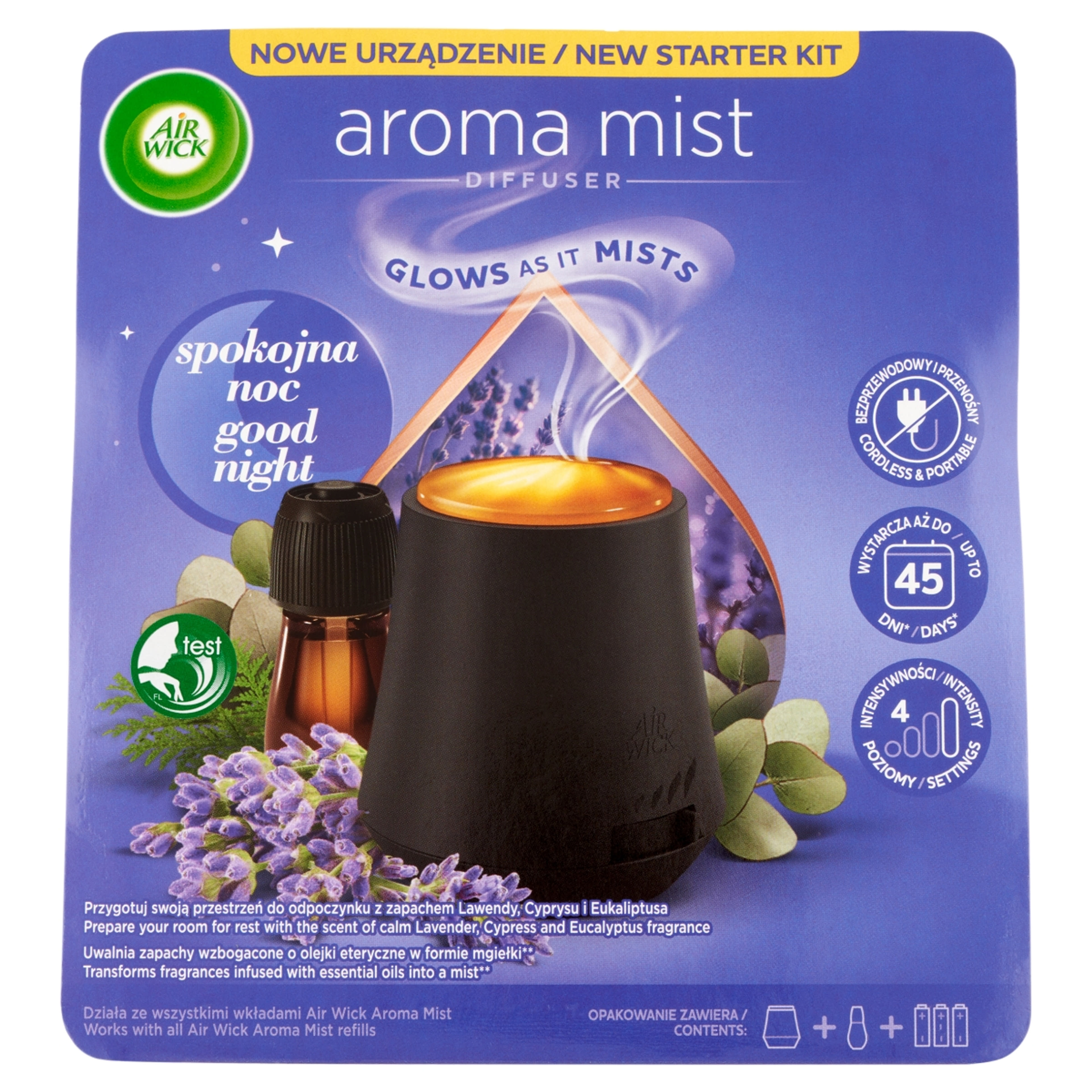Air Wick aroma diffúzor utántöltővel édes álom - 1 db-1