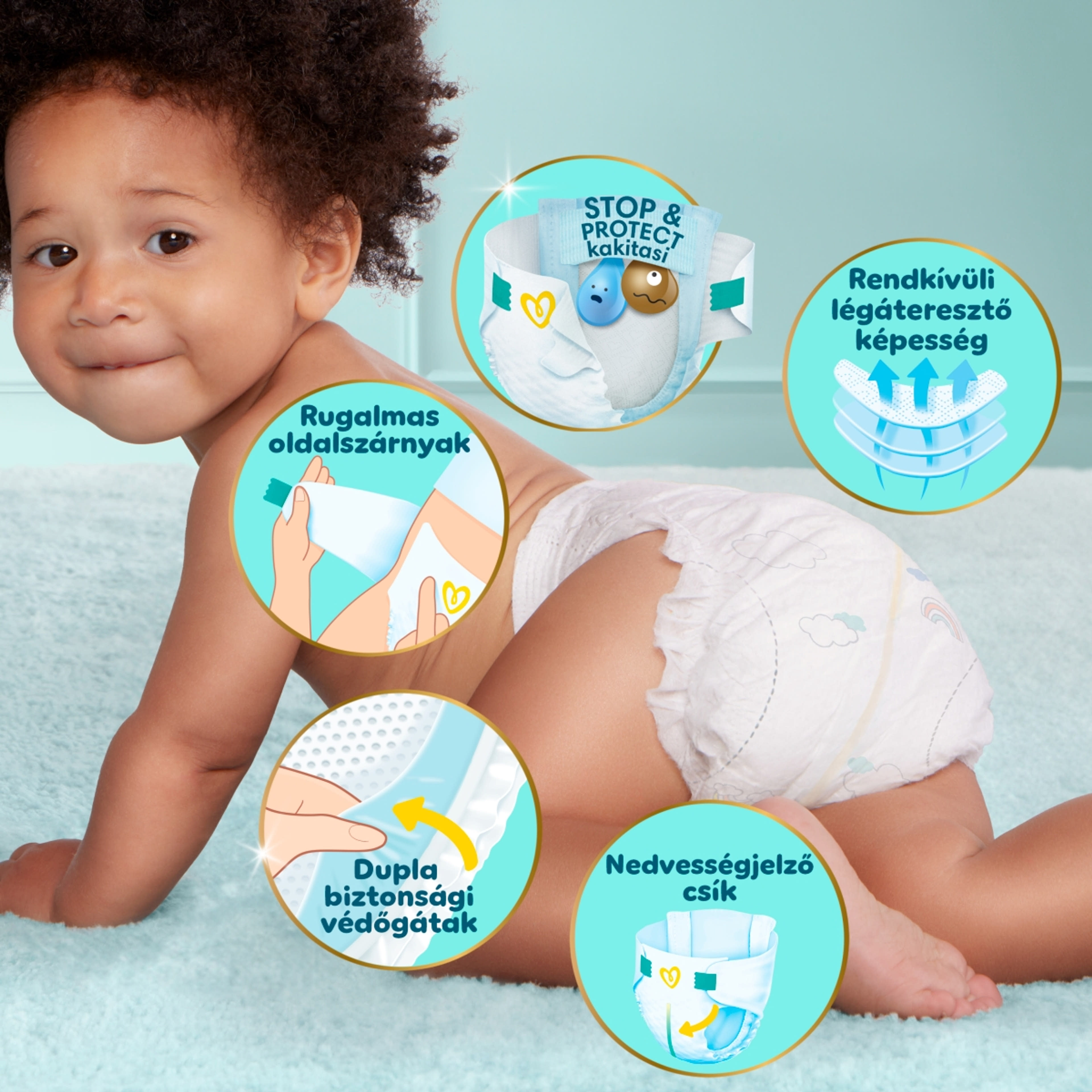 Pampers Premium Care Megabox 4-es 9-14 kg - 104 db-5