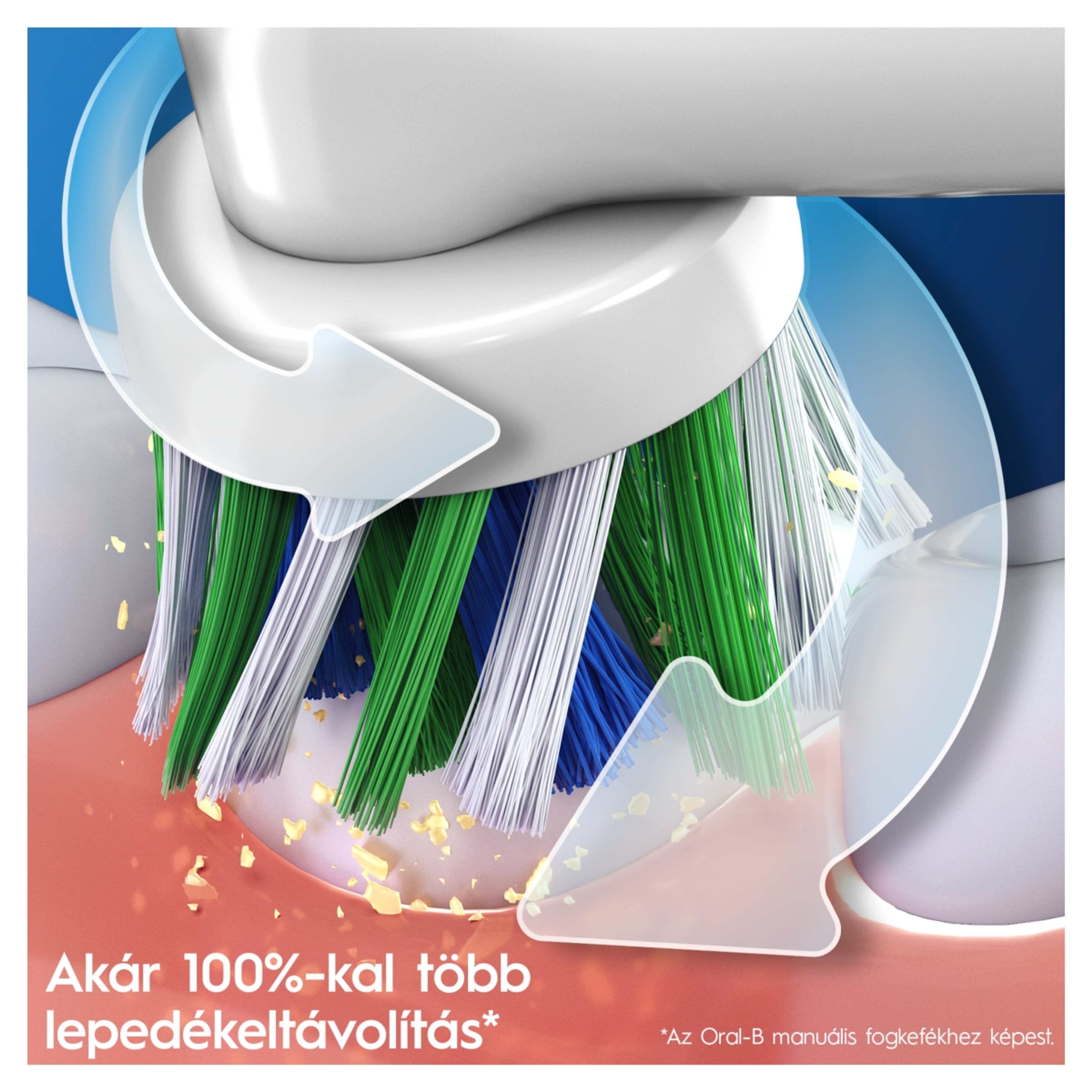Oral-B Vitality Pro elektromos fogkefe, fehér - 1 db-9