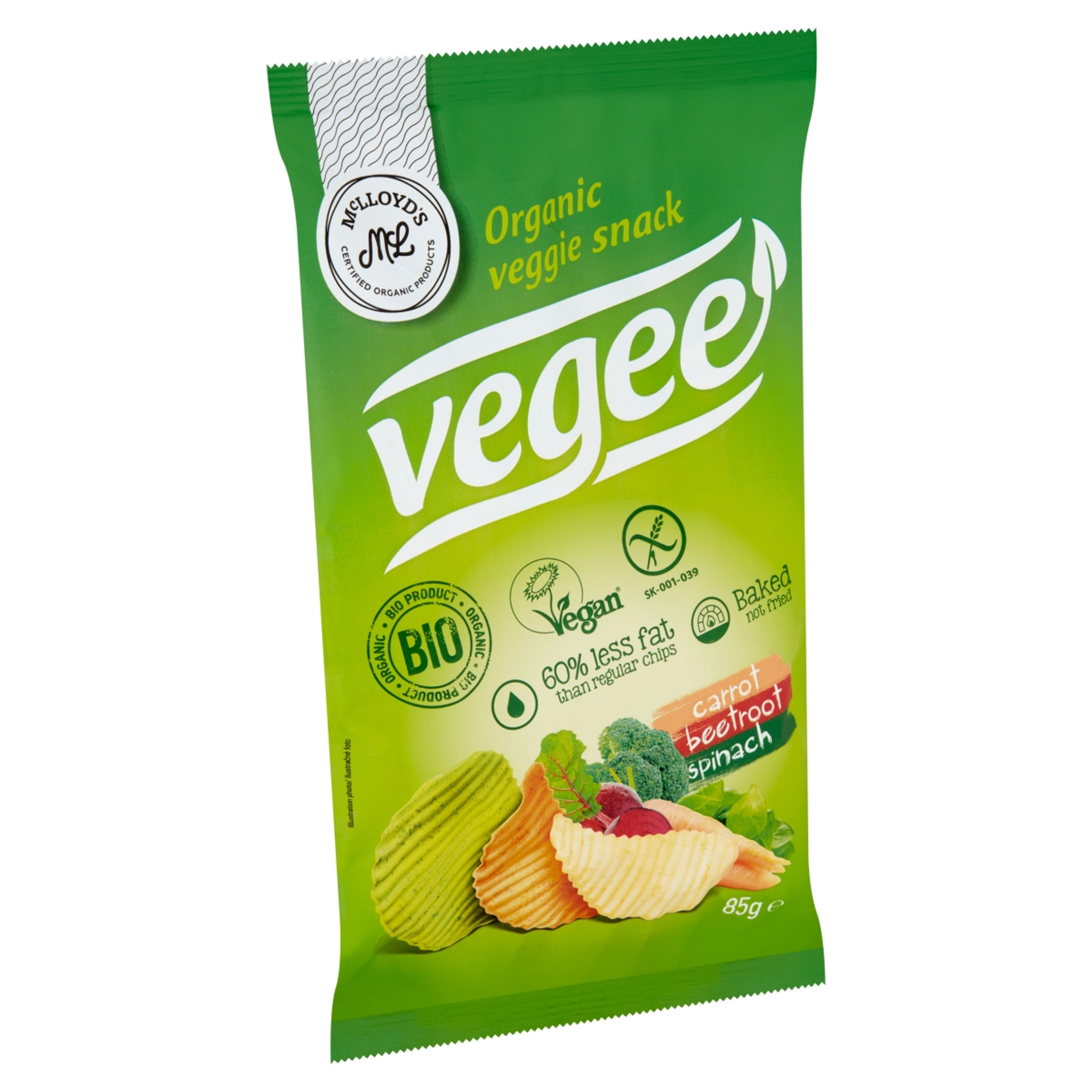 Organique bio zöldséges burgonya snack - 85 g-2