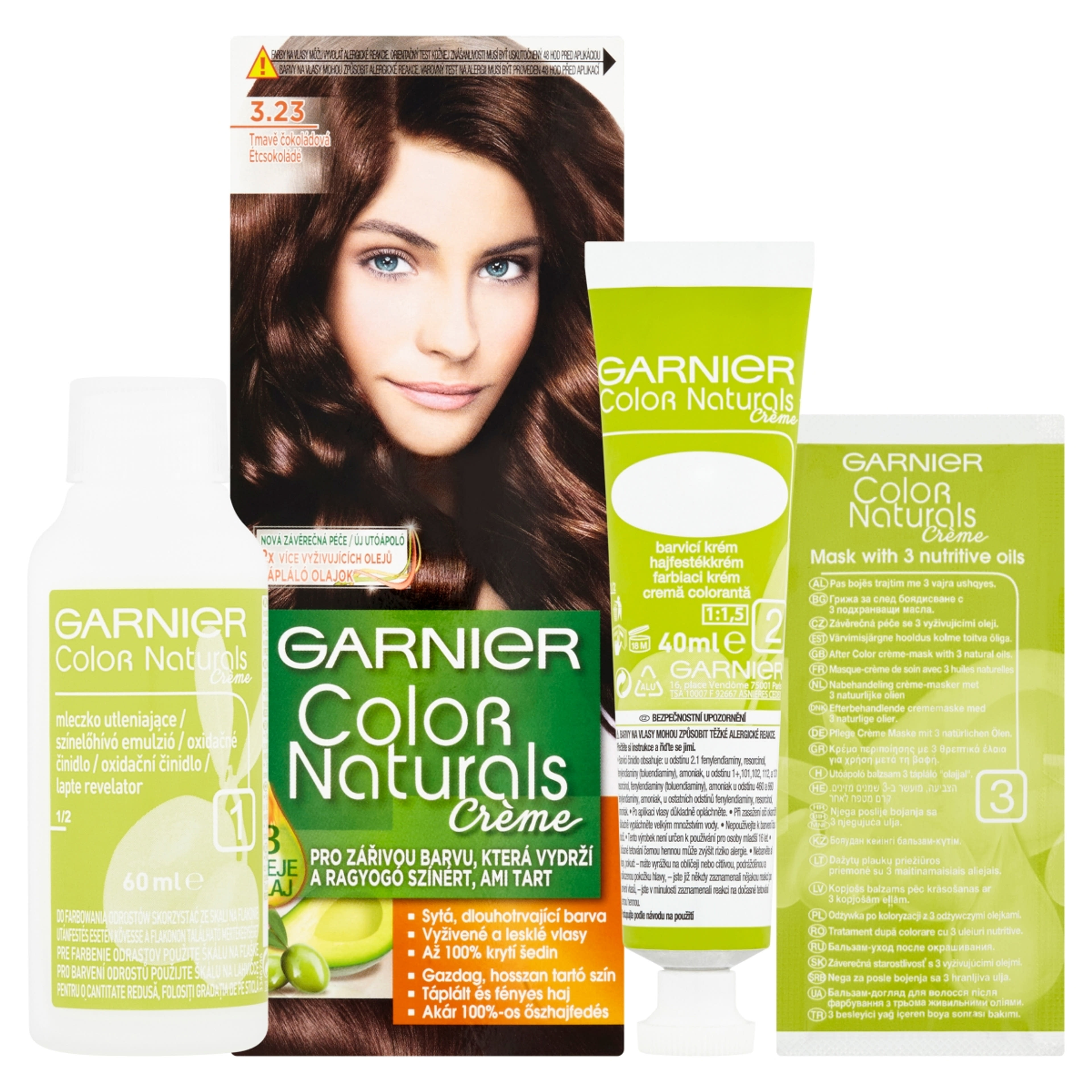 Garnier Color Naturals tartós hajfesték /3.23 étcsokoládé - 110 ml-2