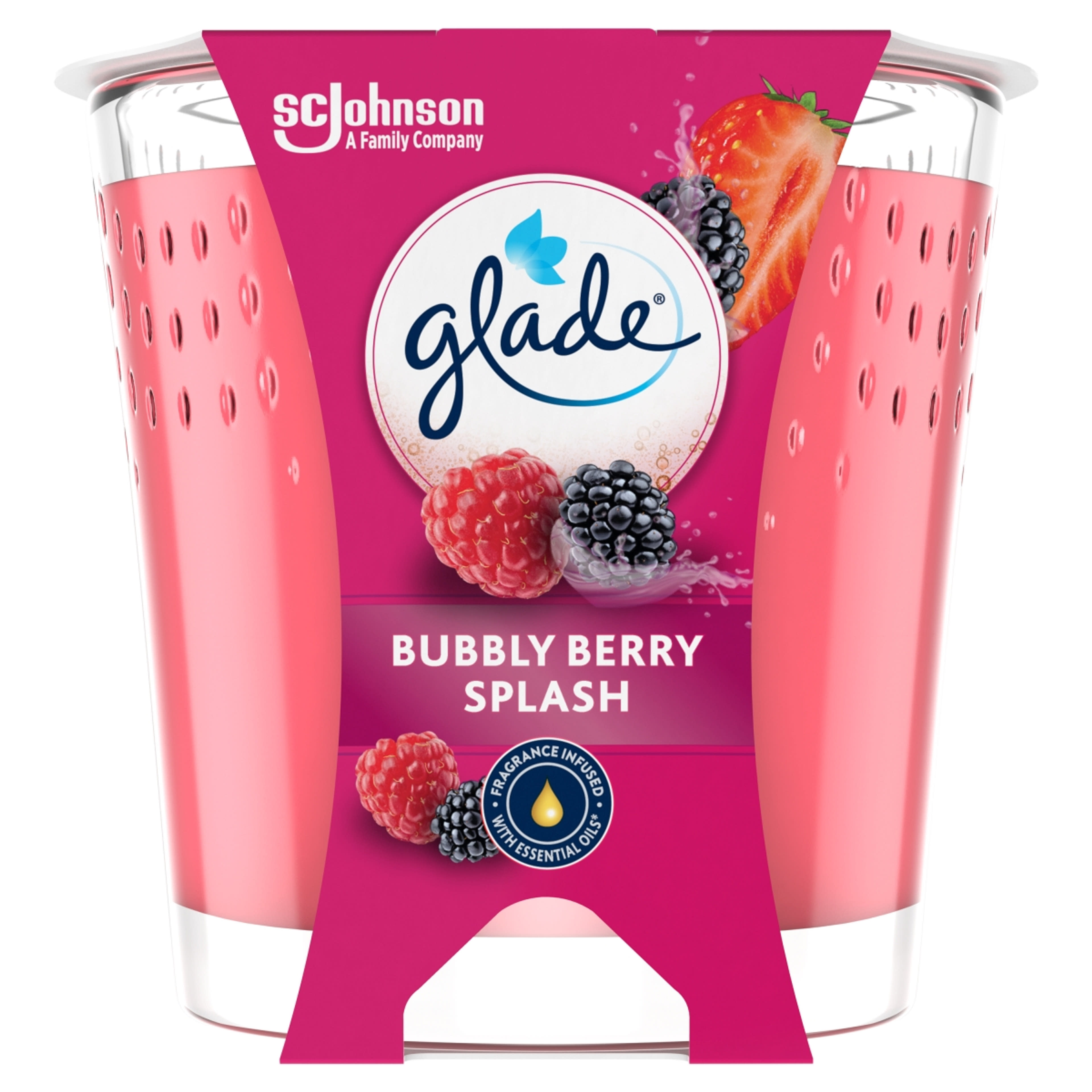 Glade Bubbly Berry Splash illetgyertya - 112 g
