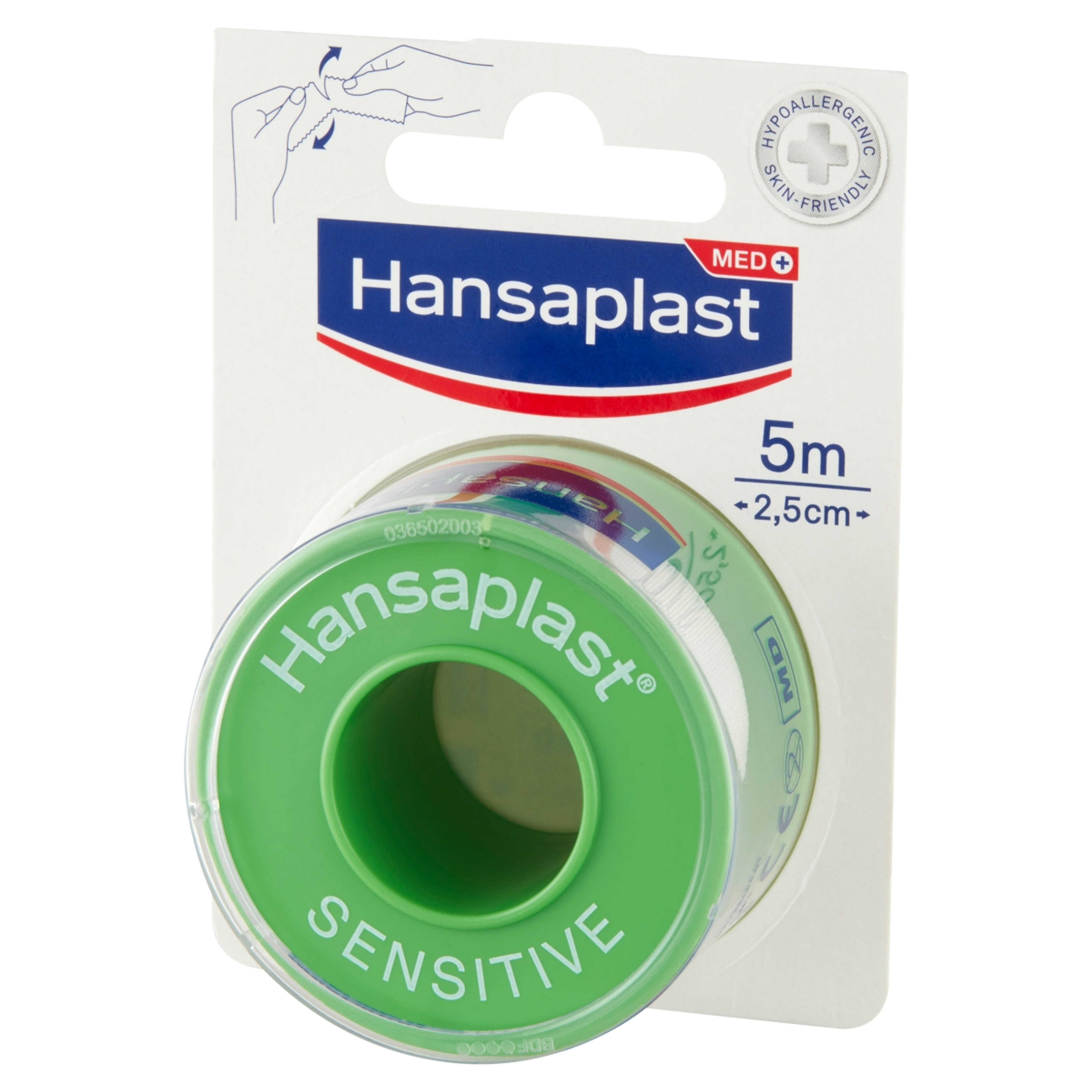 Hansaplast Sensitive ragtapasz - 5 m-2