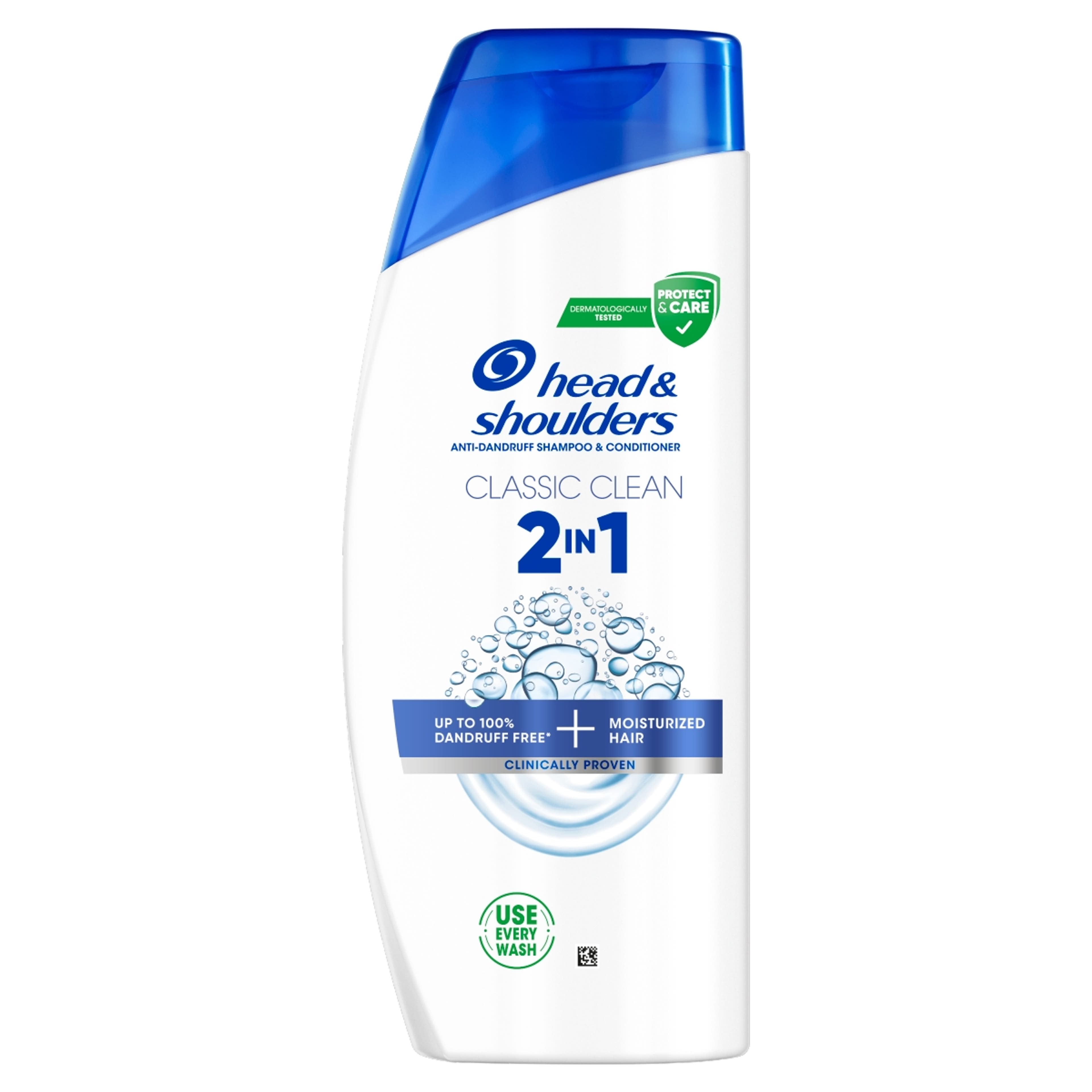 Head & Shoulders Classic Clean 2az1-ben korpásodás elleni sampon - 625 ml