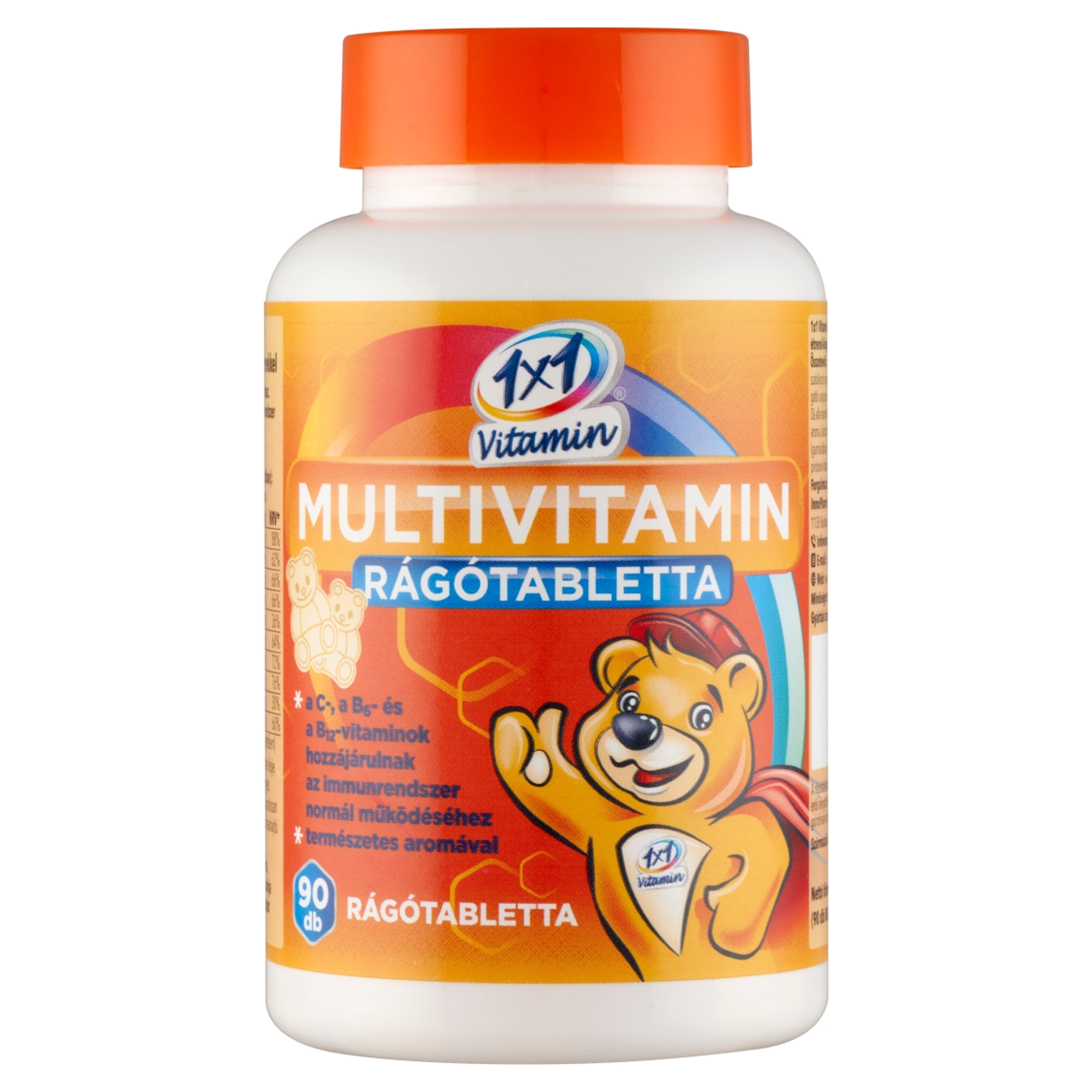 1x1 Vitamin Multivitamin rágótabletta macis - 90 db-1