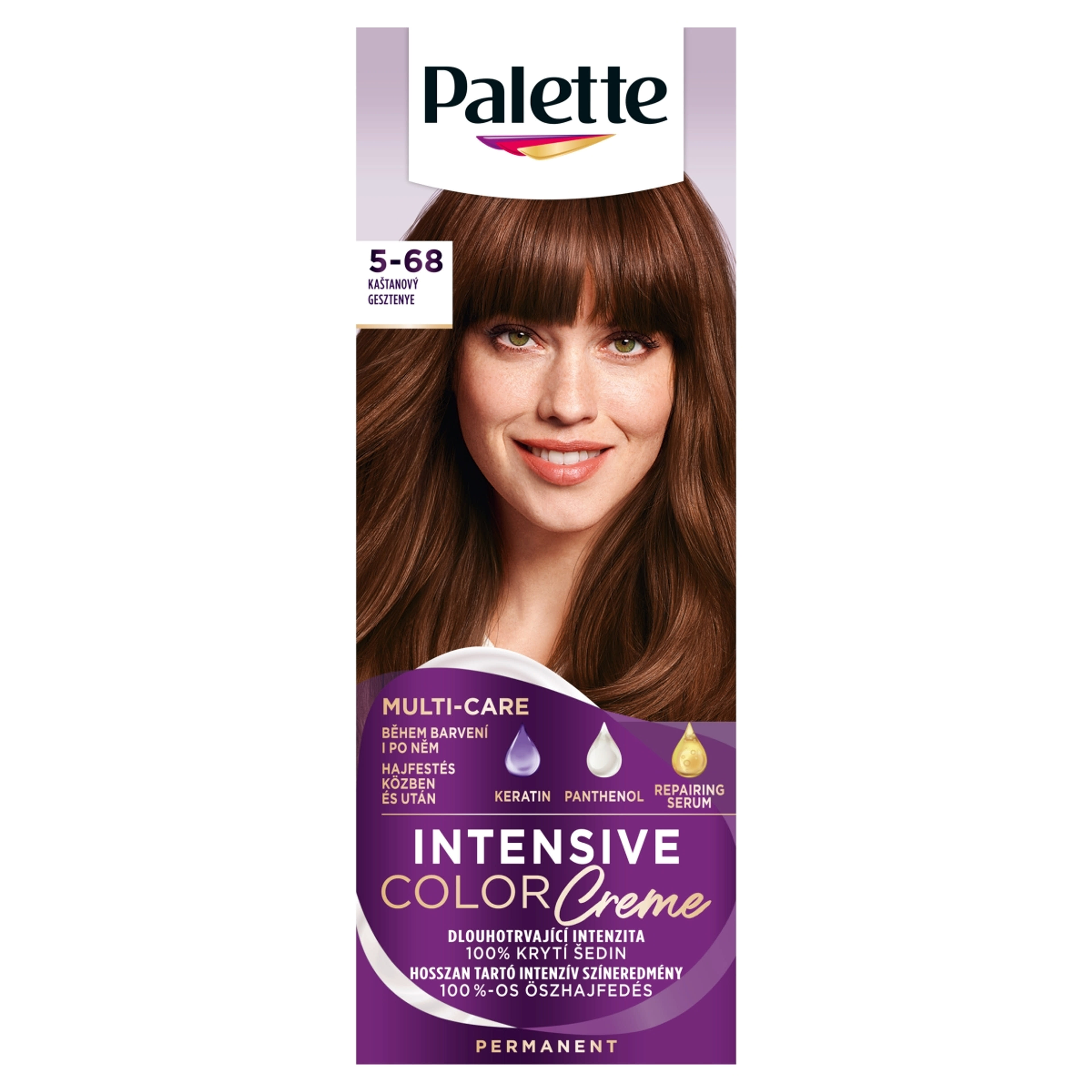 Schwarzkopf Palette Intensive Color Creme hajfesték R4 gesztenye - 1 db