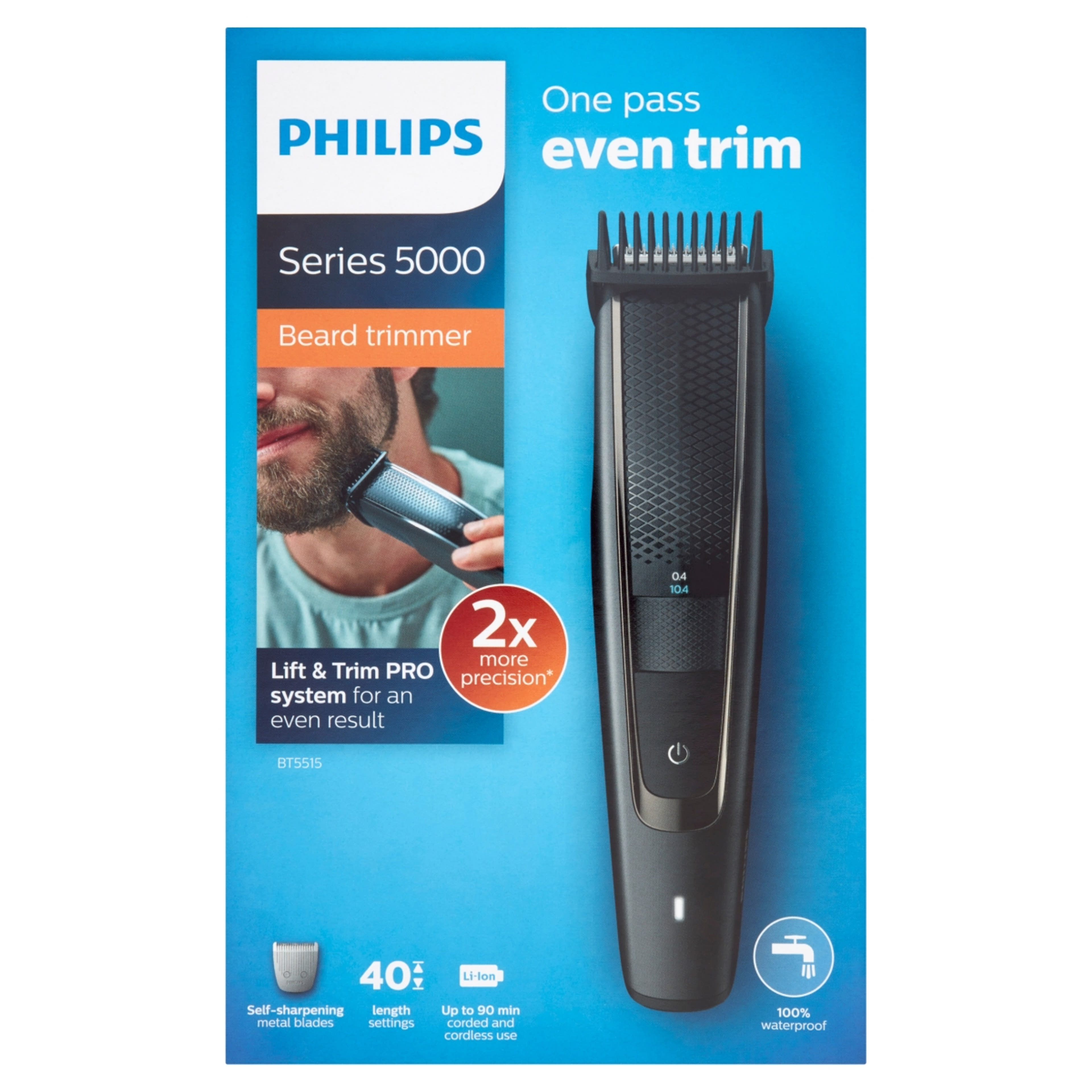 Philips szakállvágó bt5515/15 - 1 db