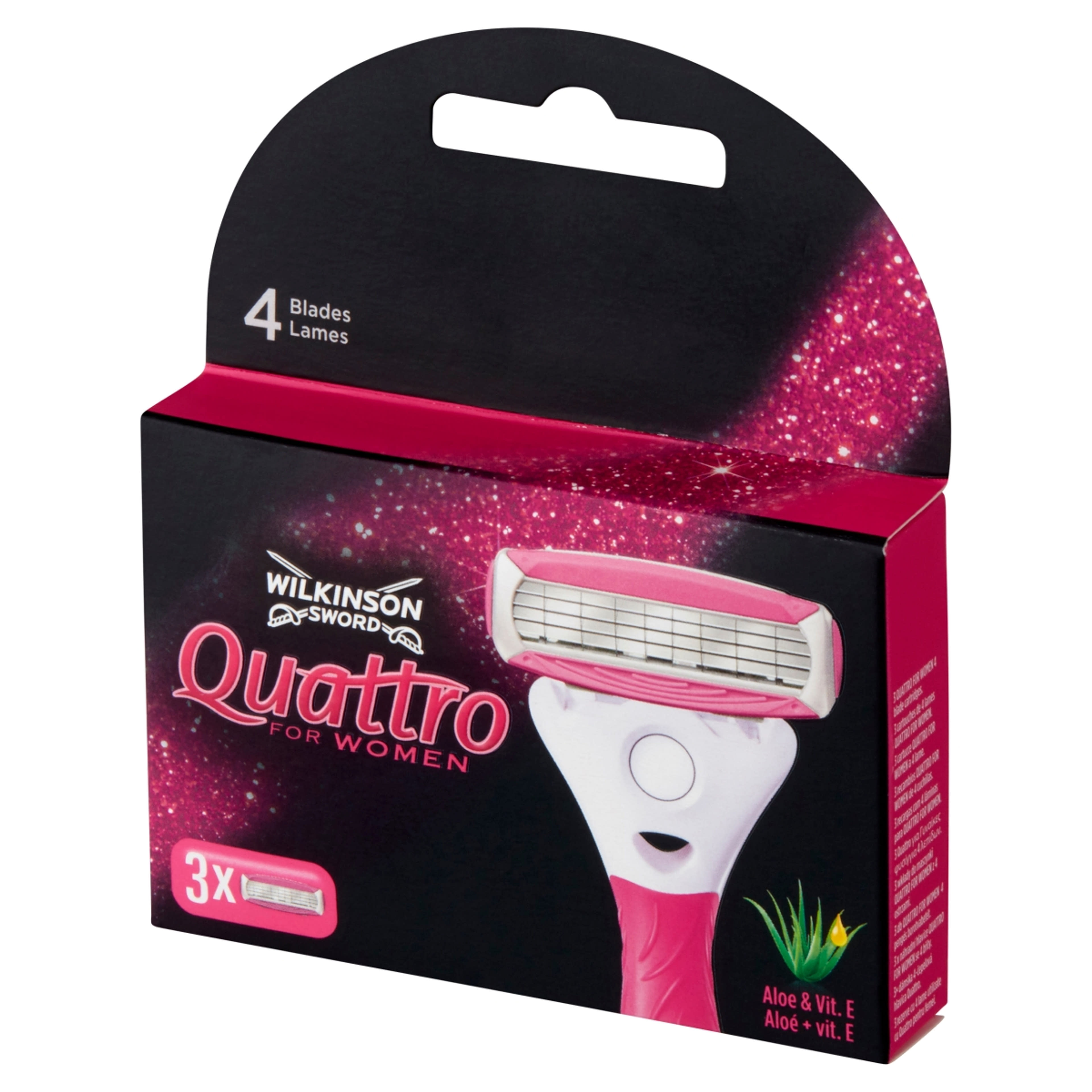 Wilkinson Quattro női borotvabetét - 3 db-2