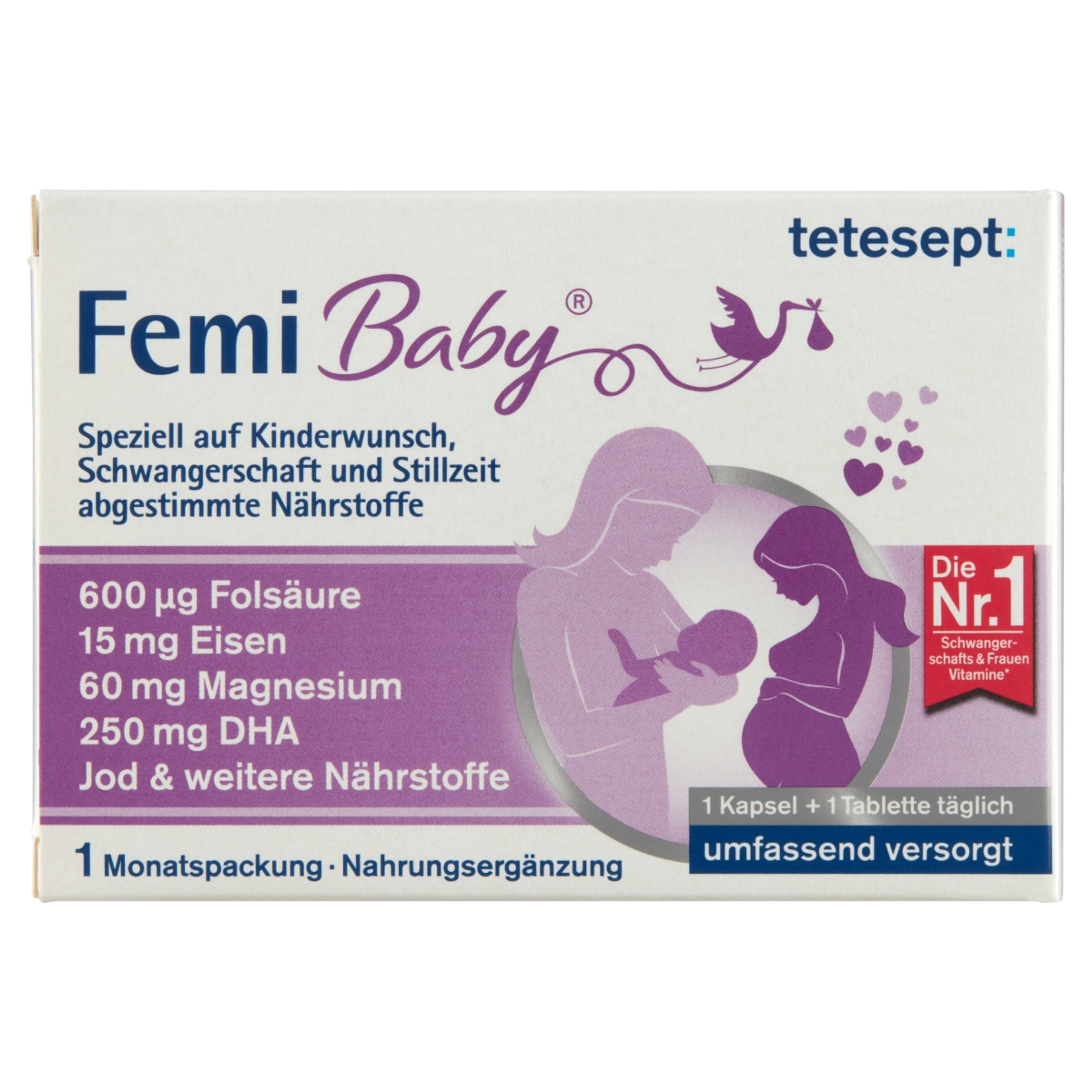 Tetesept Femi Baby Kapszula És Tabletta - (2x30db) 60 db-2