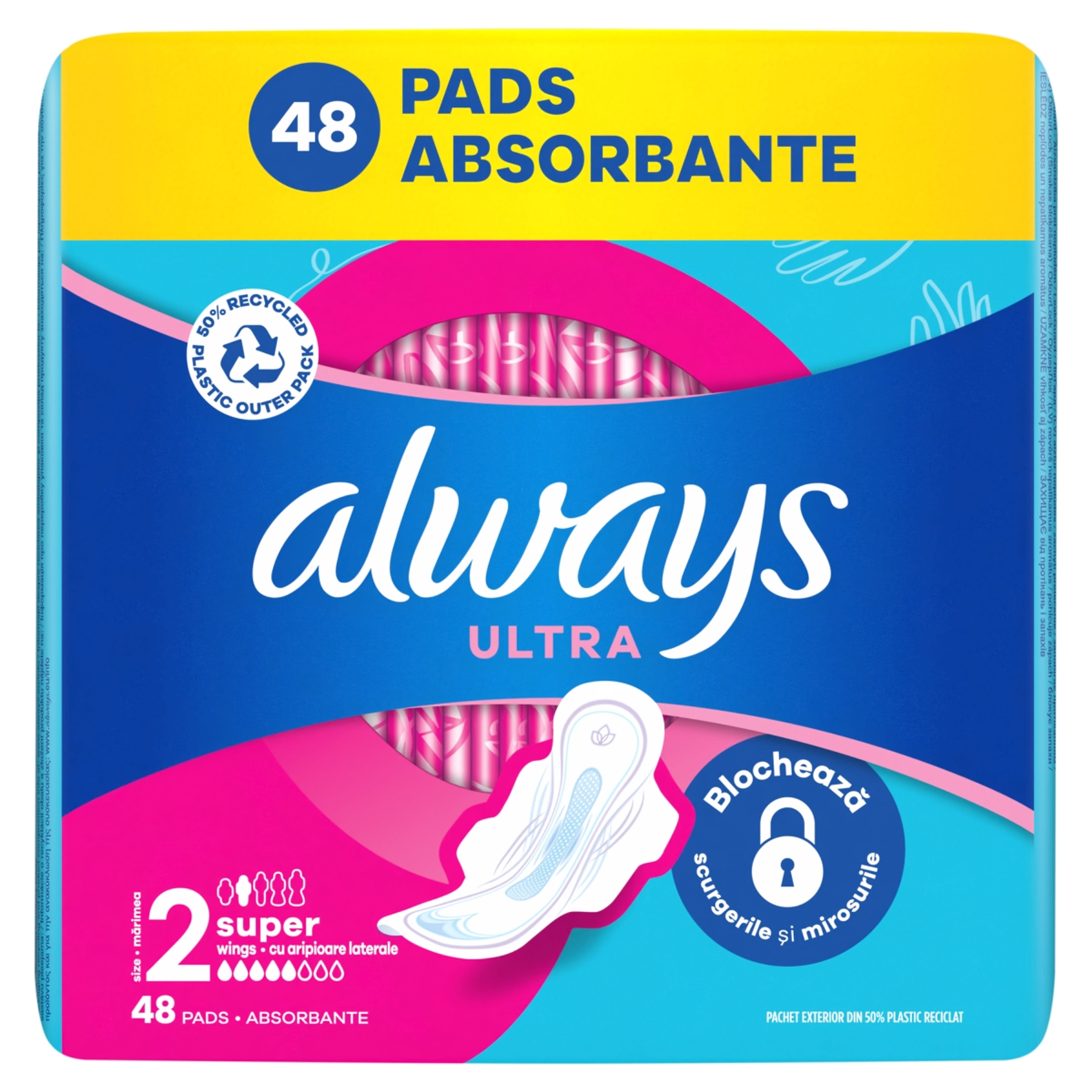 Always Ultra Long egészségügyi betét -  48 db-3