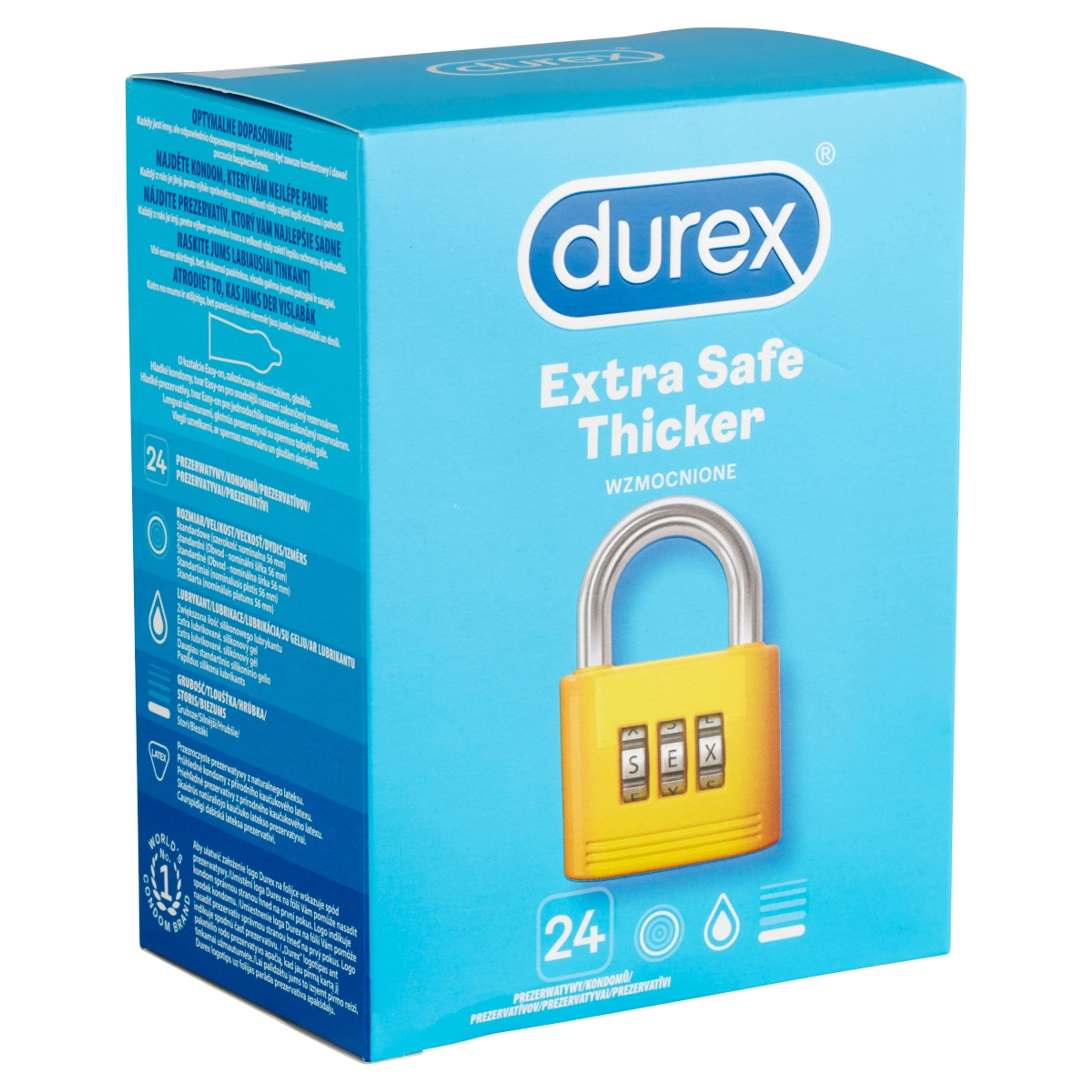 Durex óvszer extra safe - 24 db-2