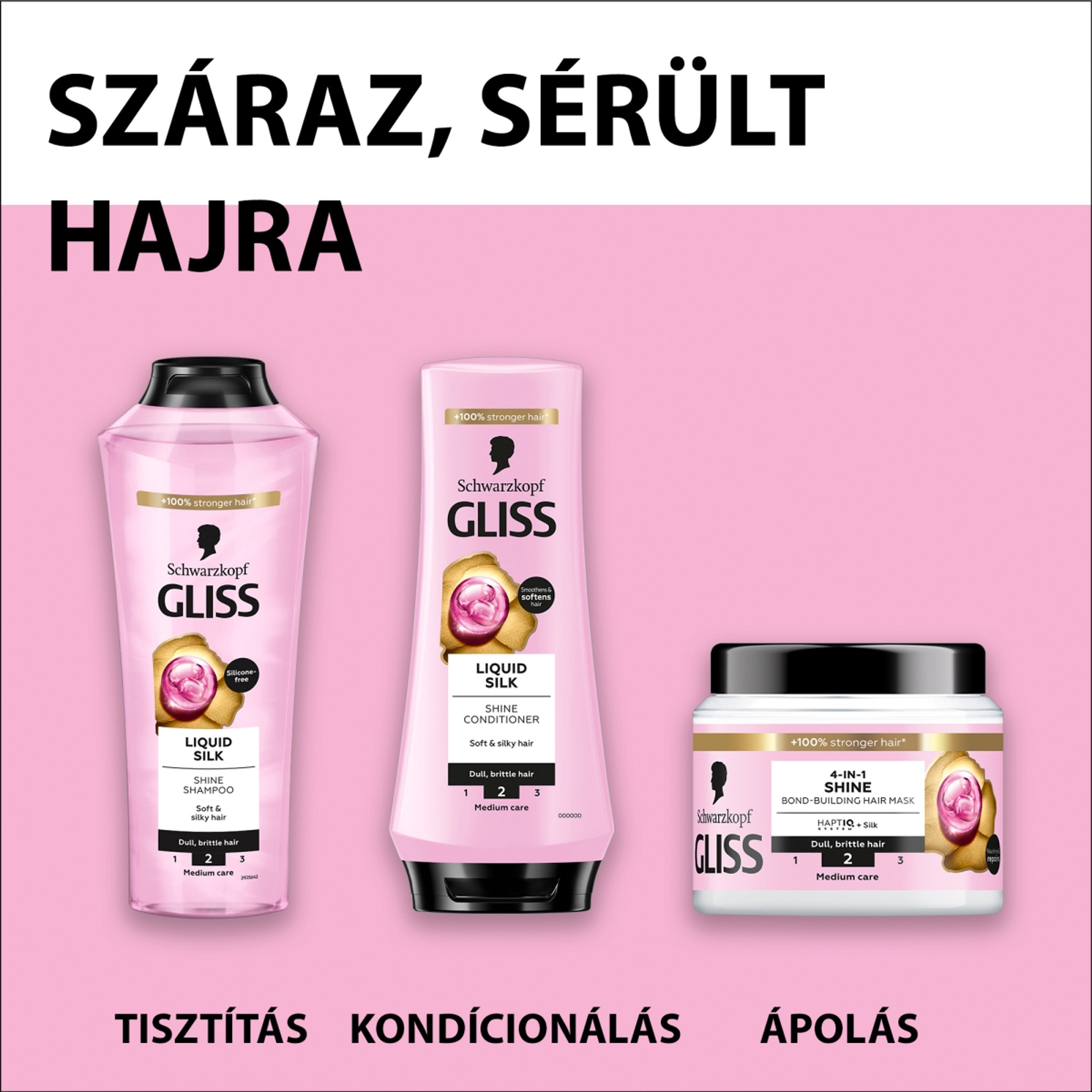 Gliss Liquid Slik balzsam selymes&fényes - 200 ml-7