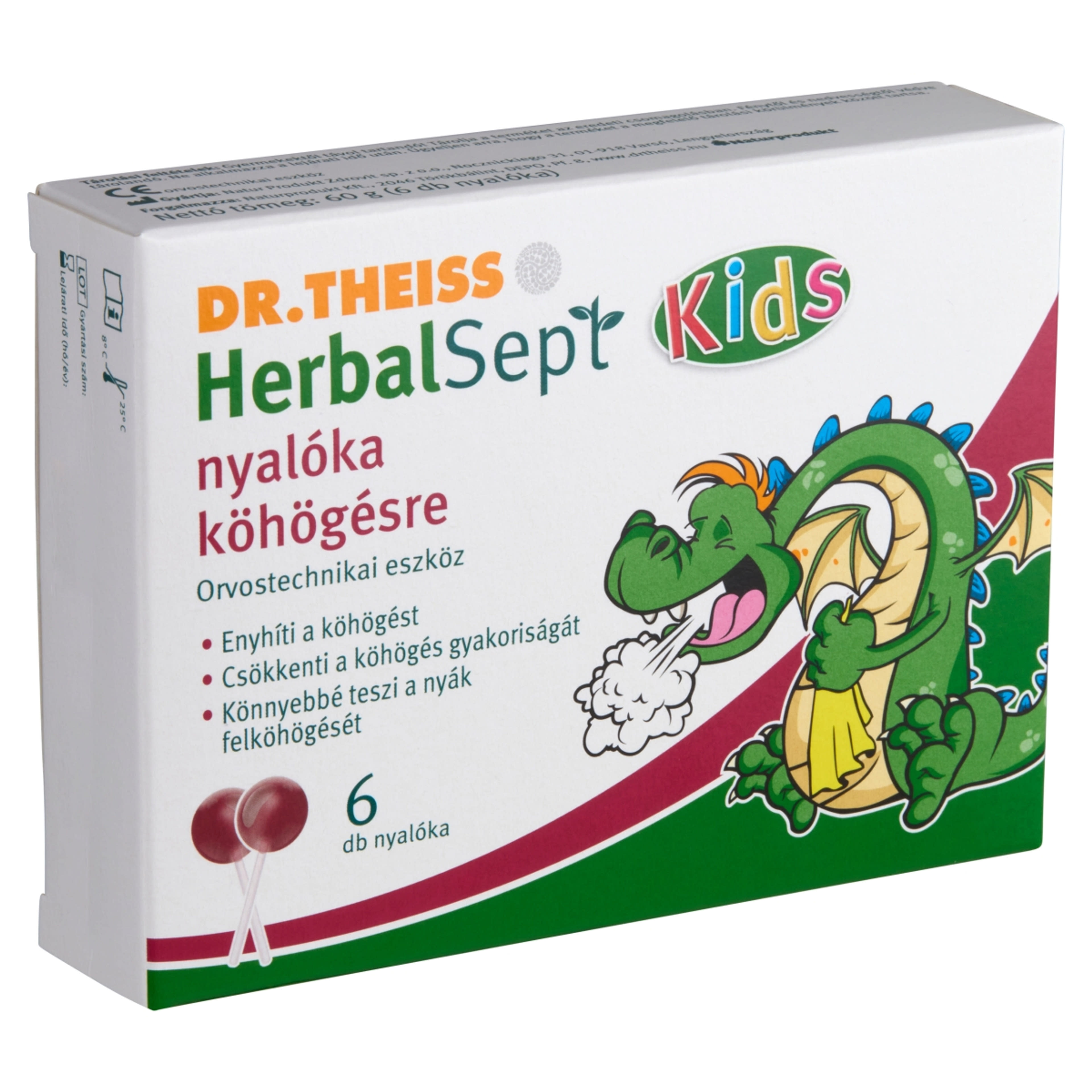 Dr.Theiss Herbalsept Köhögésre Nyalóka - 6 db-4