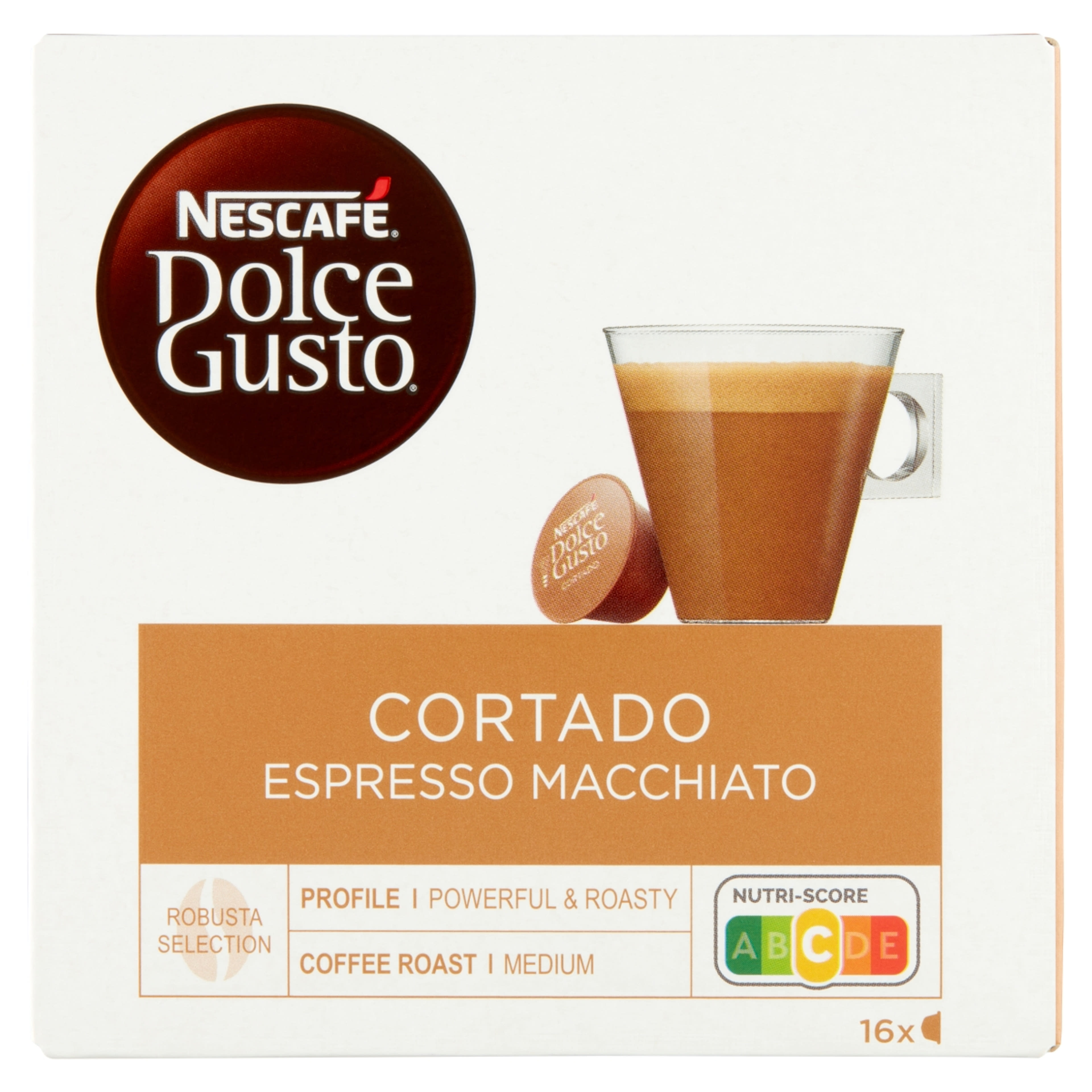 Nescafé Dolce Gusto Cortado Espresso Macchiato kávékapszula 16 db - 100 g-1