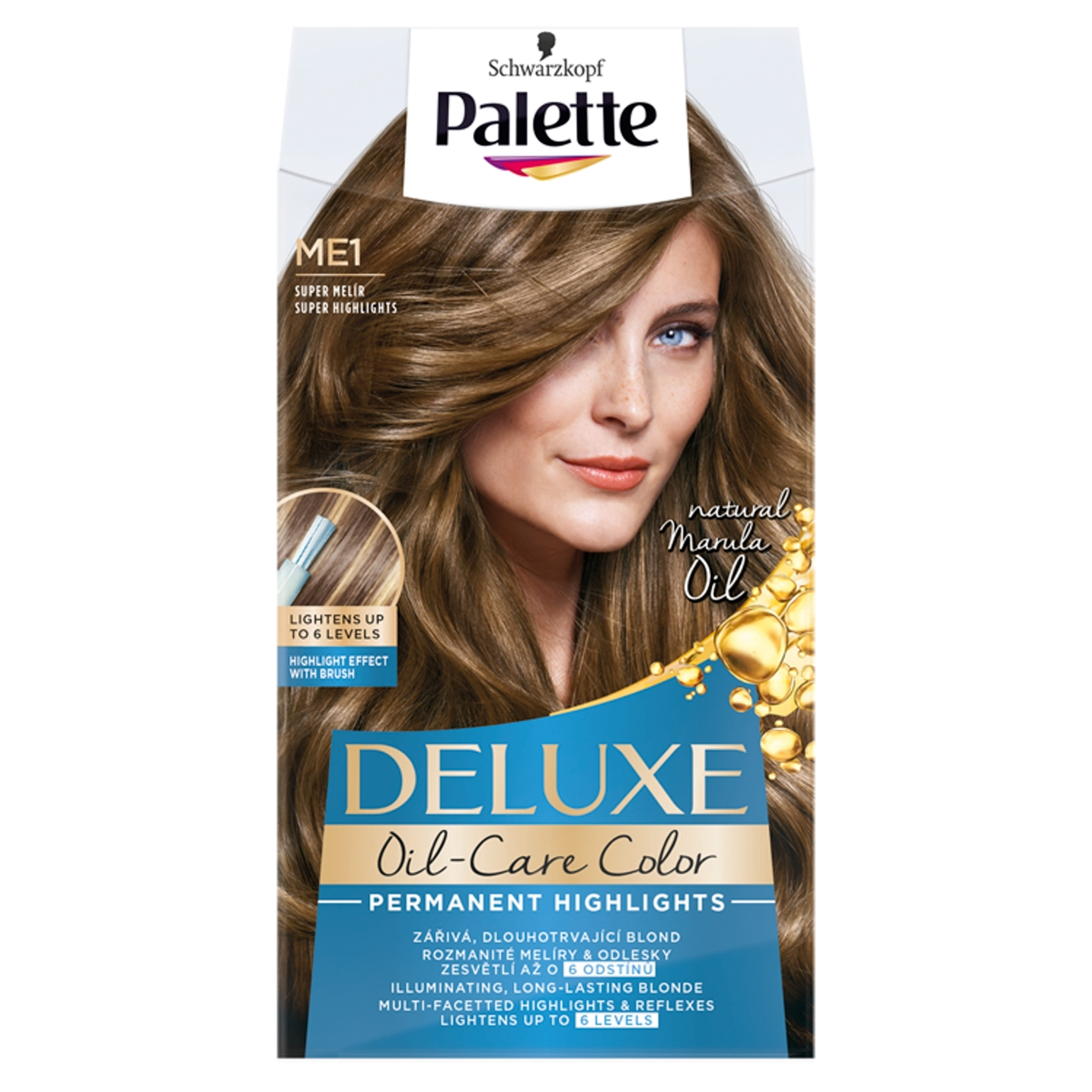 Schwarzkopf Palette Deluxe hajfesték Melírozó ME1 - 1 db