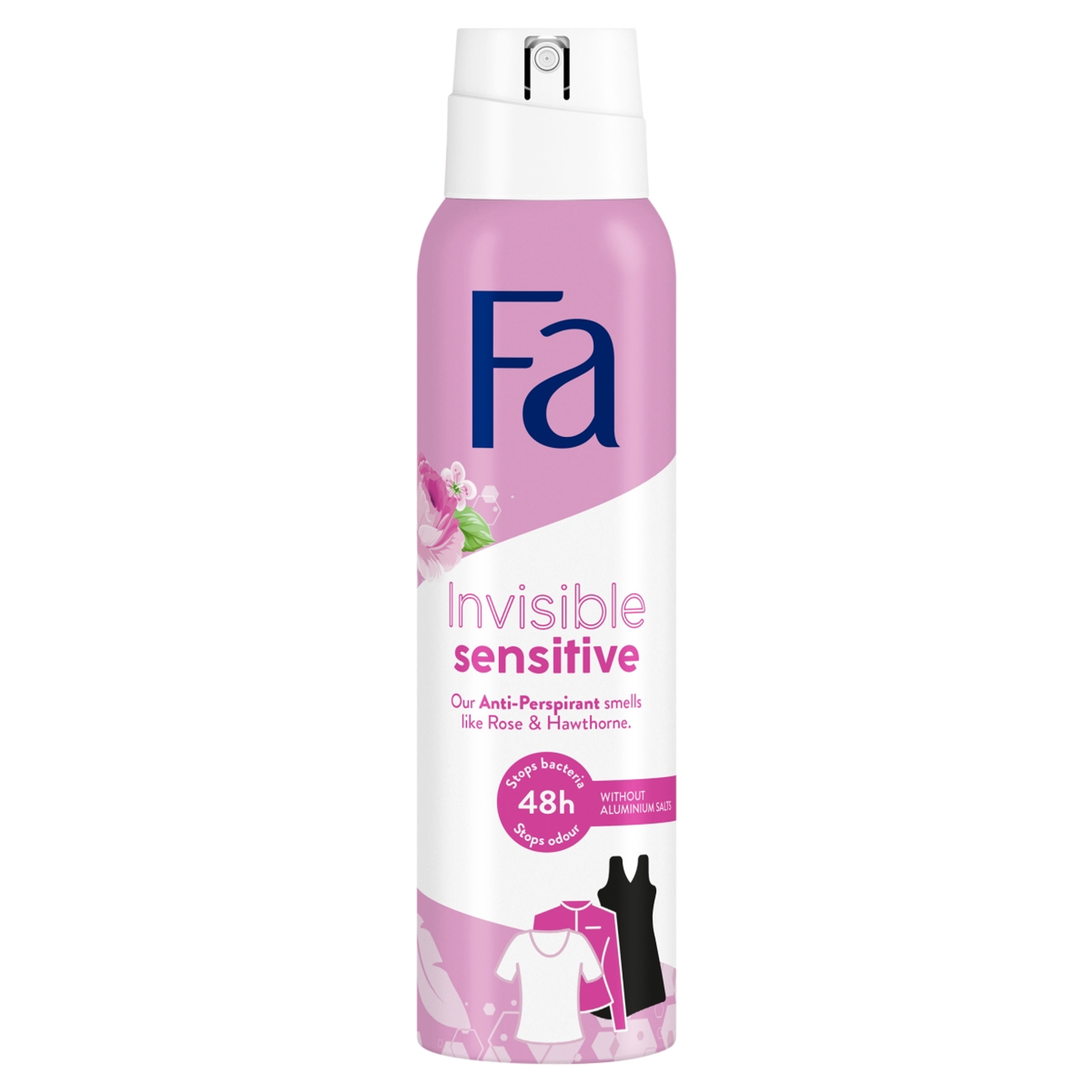 Fa Invisible Sensitive izzadásgátló deospray - 150 ml