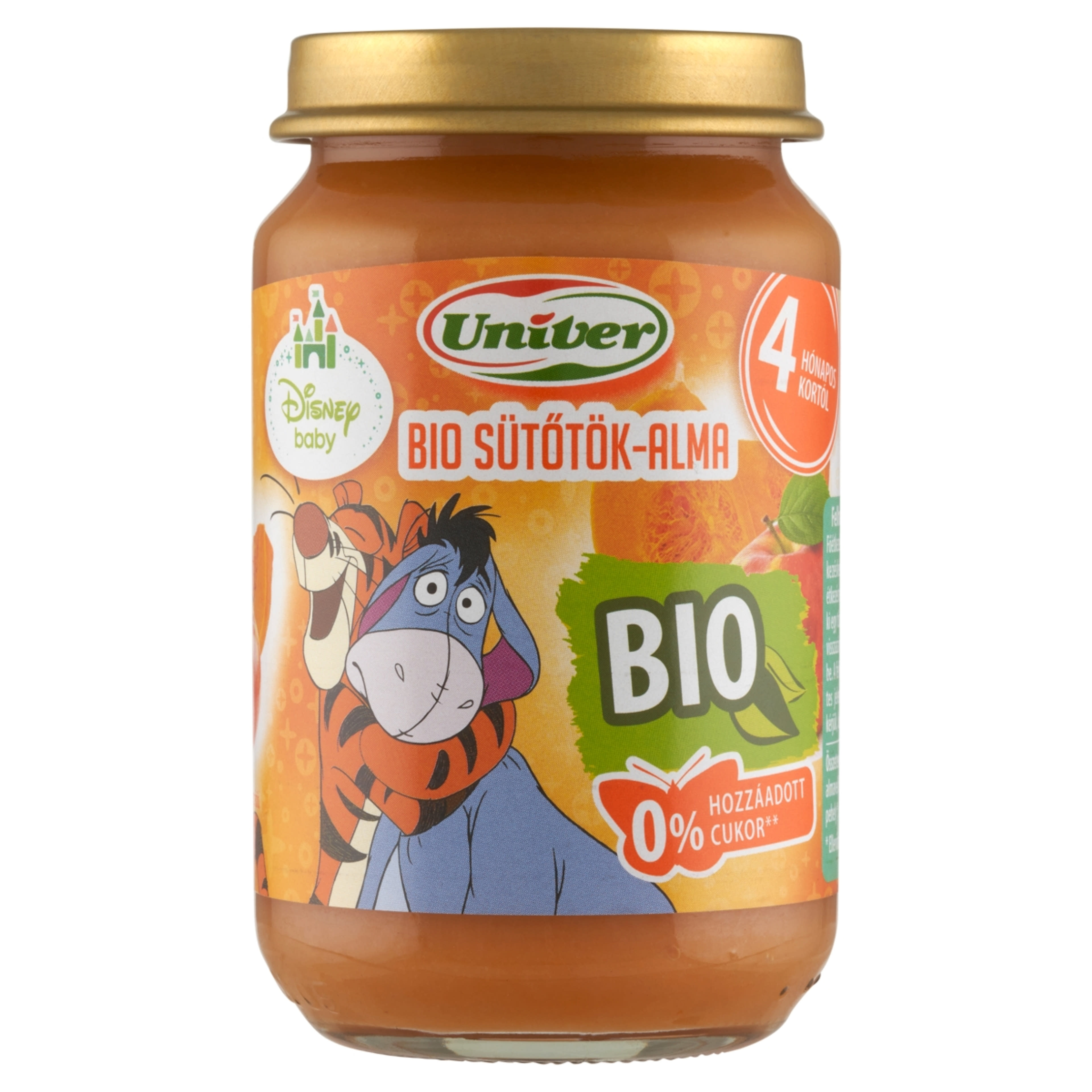 Univer Bébiétel Sütőtök- Alma Ízesítéssel 4 Hónapos Kortól - 163 g