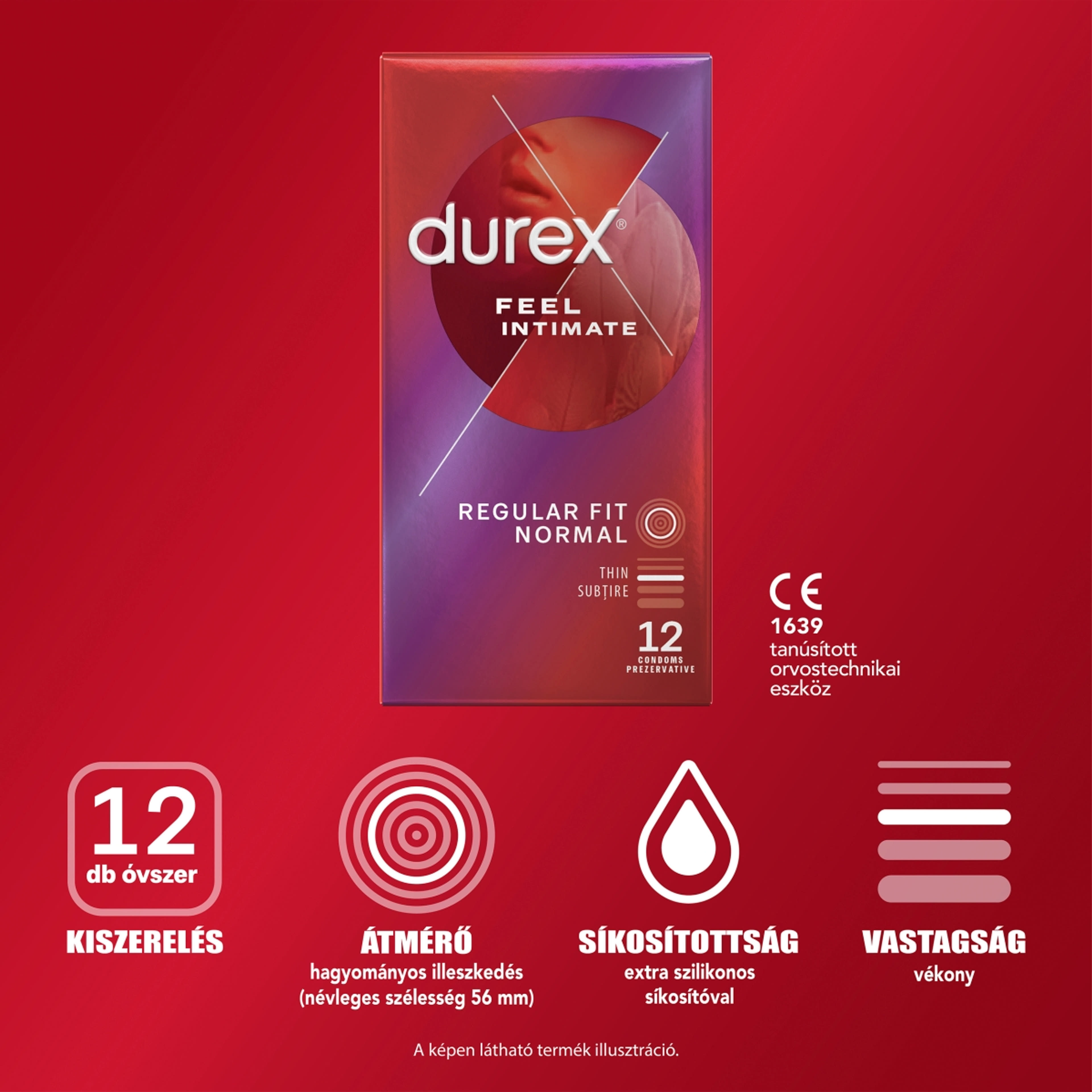 Durex Feel Intimate óvszer - 12 db-4