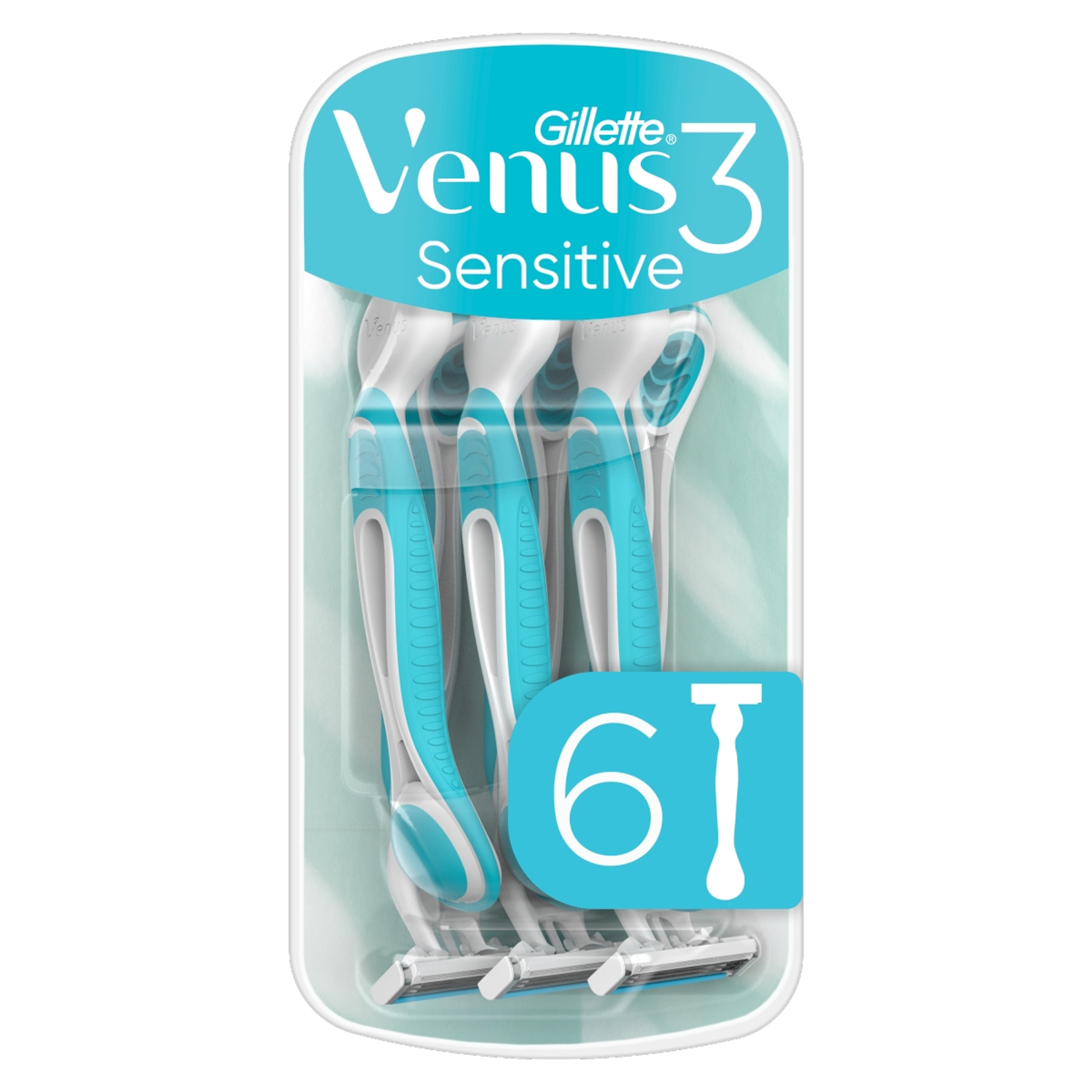 Gillette Venus3 Sensitive 3 pengés eldobható borotva - 6 db-2
