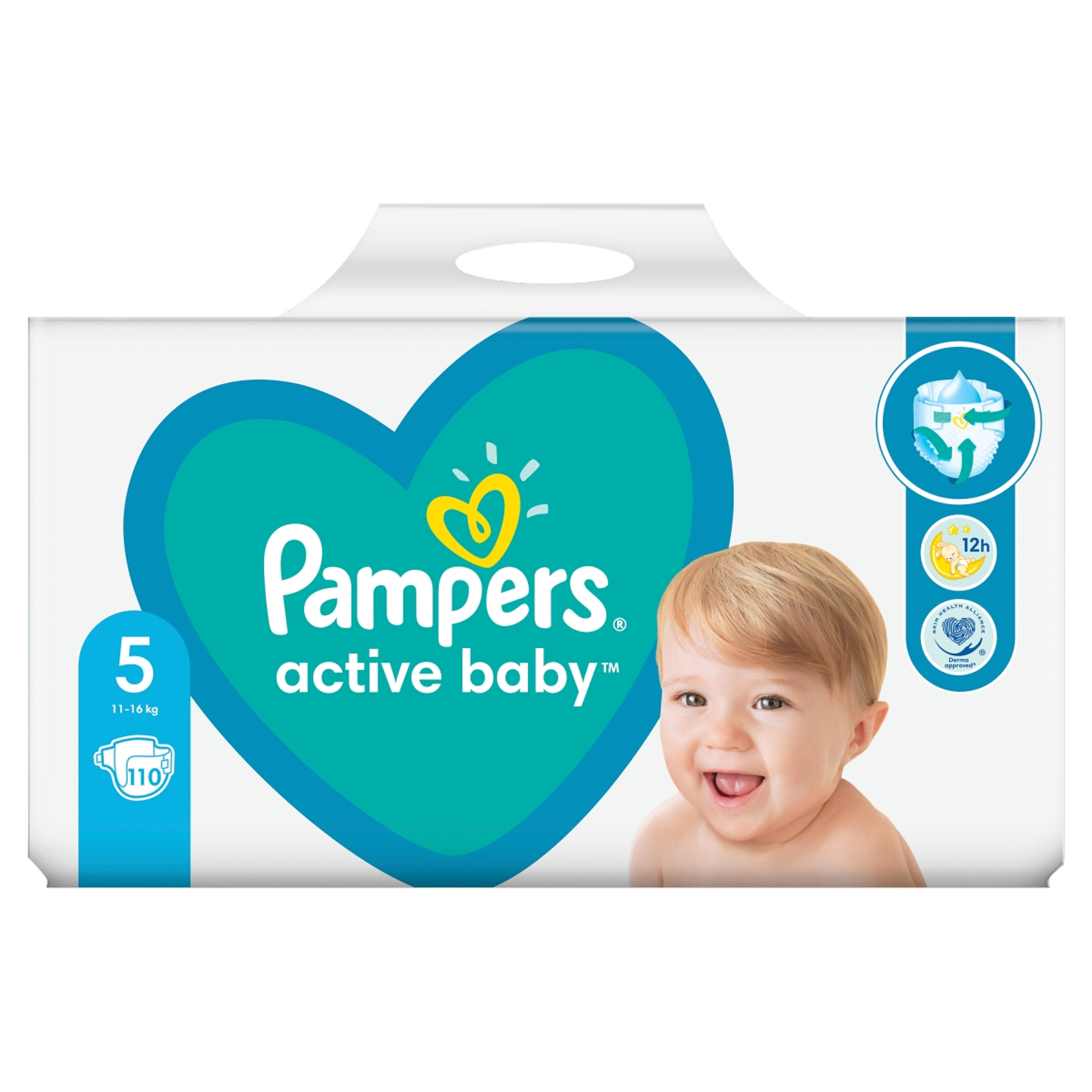 Pampers active baby mega pack+ 5-os 11-16kg - 110 db