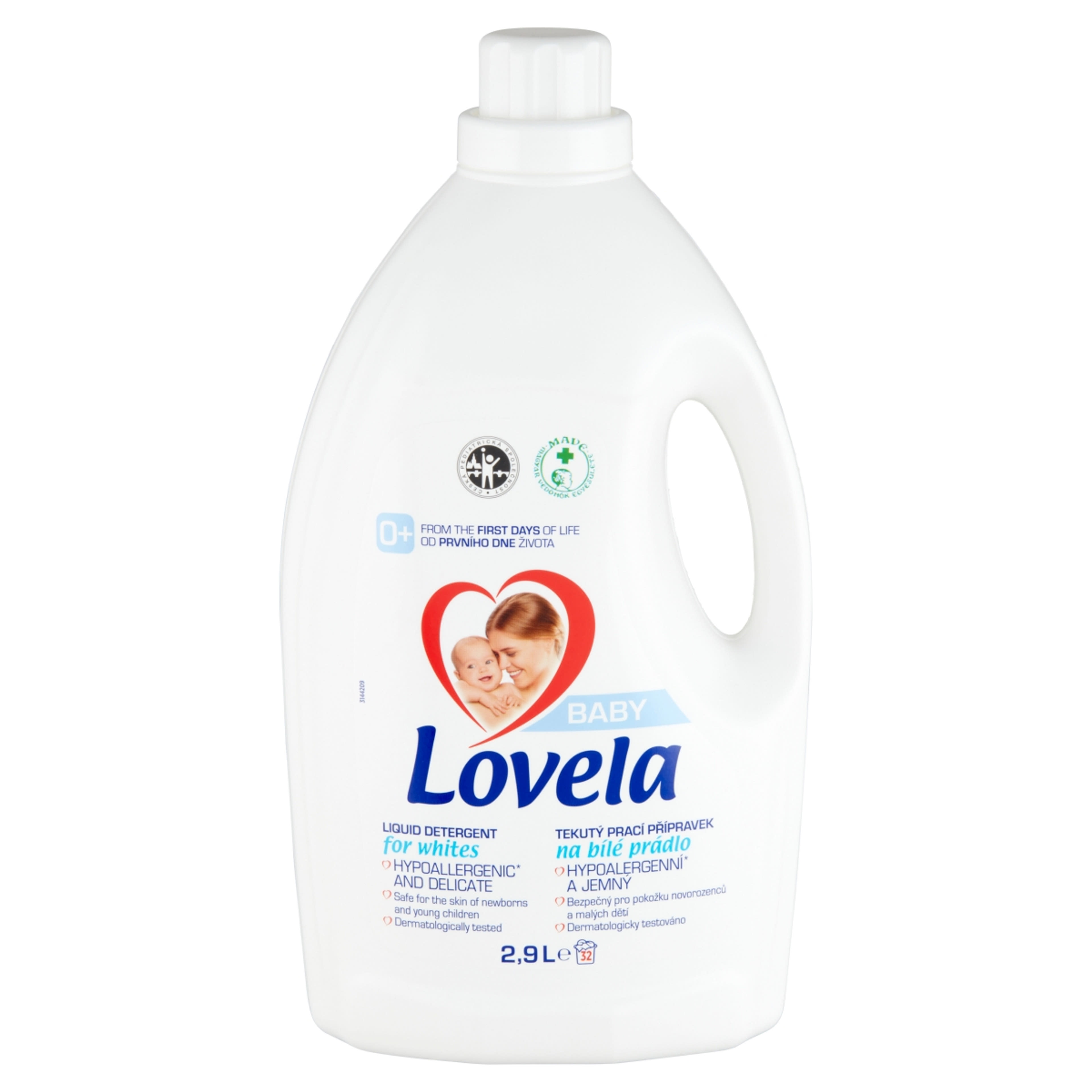 Lovela Baby folyékony mosószer fehér ruhákhoz 32 mosás - 2900 ml-2