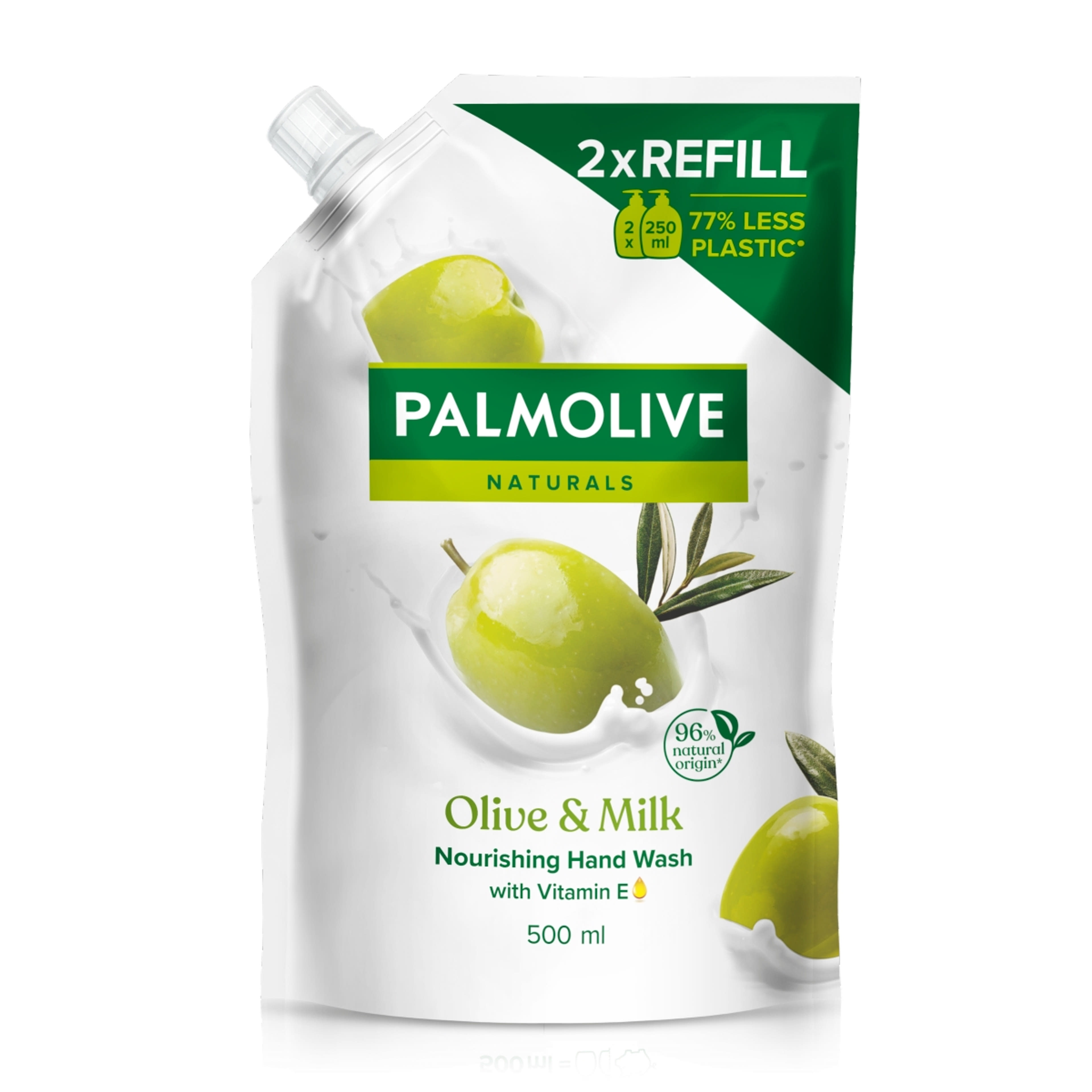 Palmolive Naturals Milk & Olive folyékony szappan utántöltő - 500 ml-1