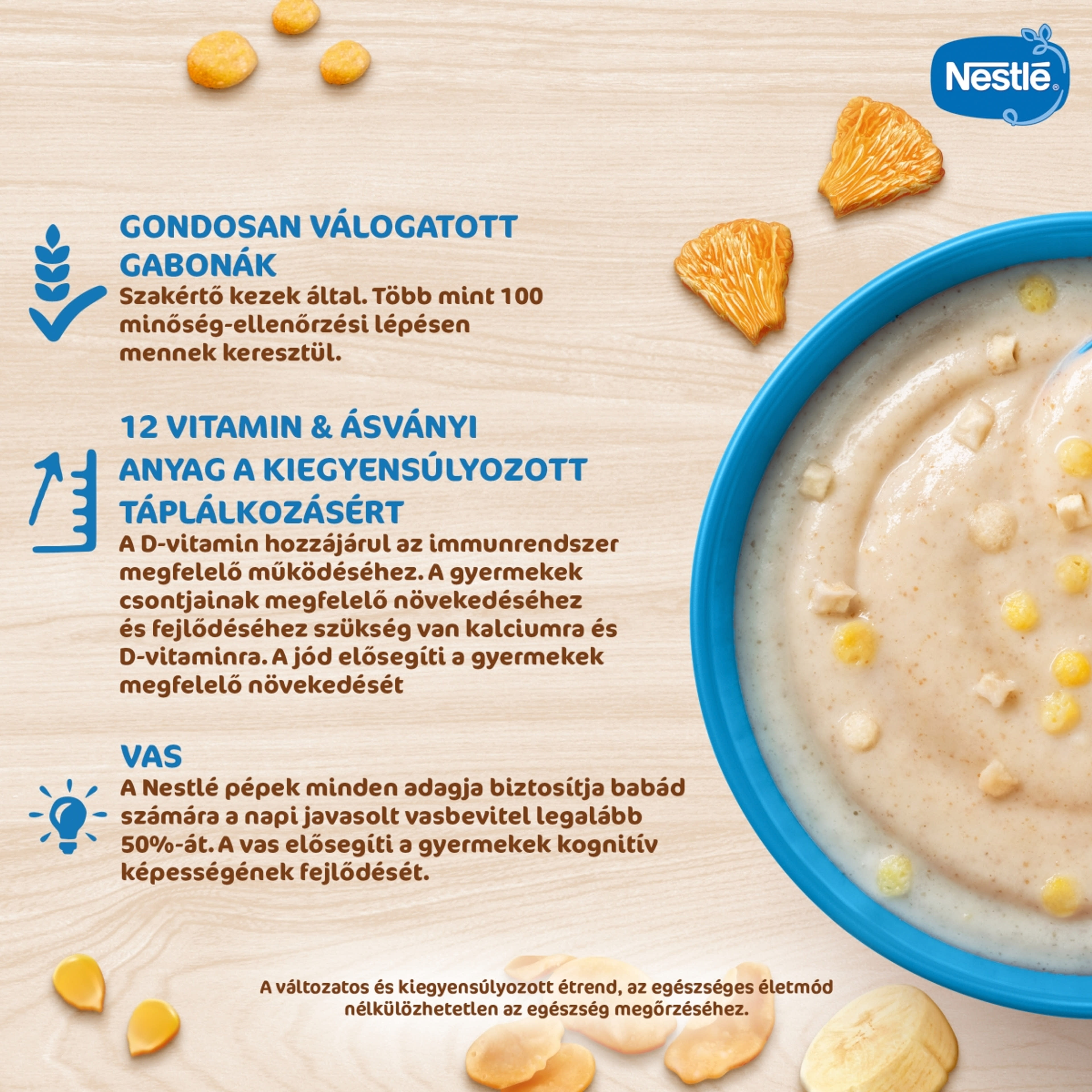 Nestlé Junior Cereals 3-gyümölcsös gabonapép 12 hónapos kortól - 200 g-5