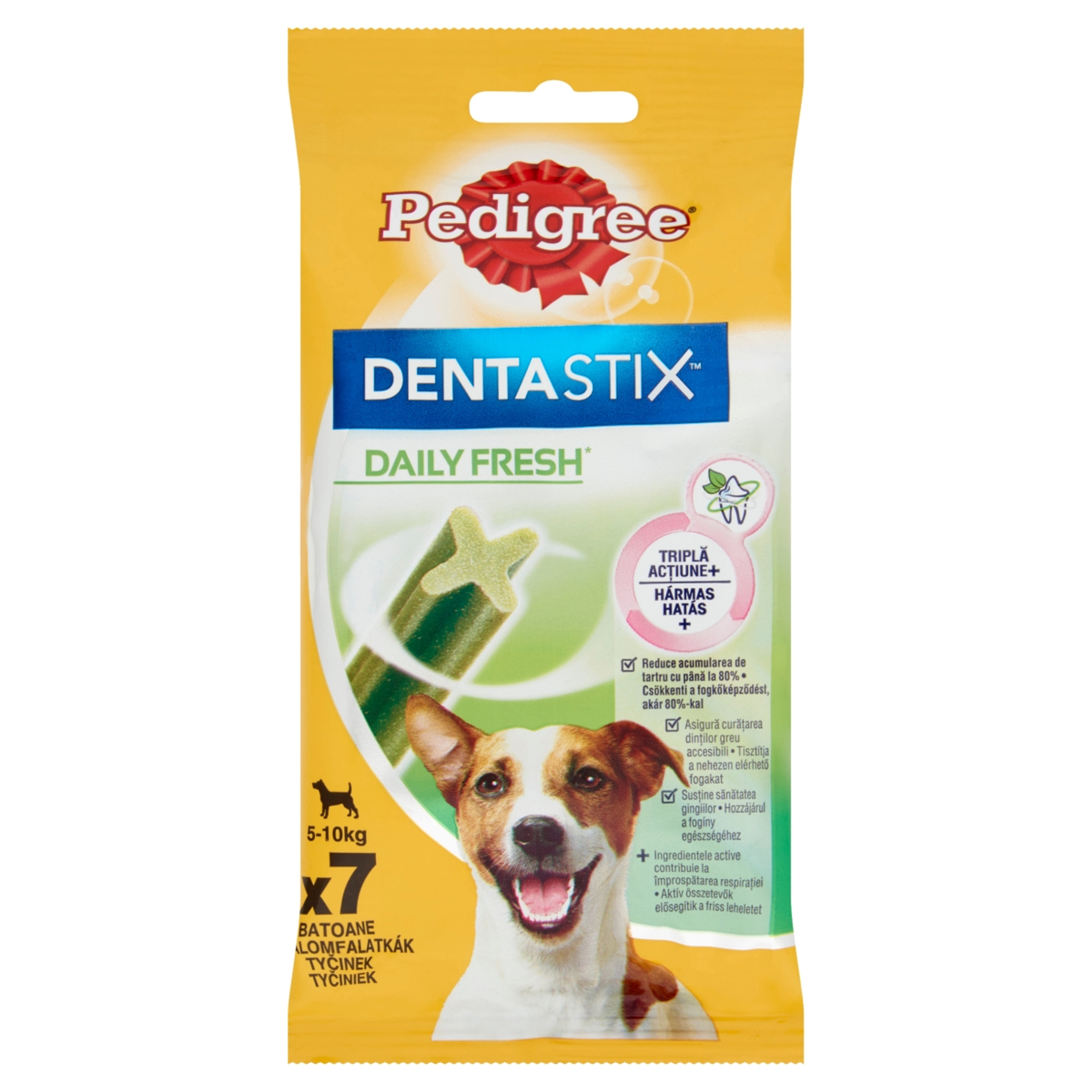 Pedigree jutalom falat kutyáknak denta daily fresh small - 7 db