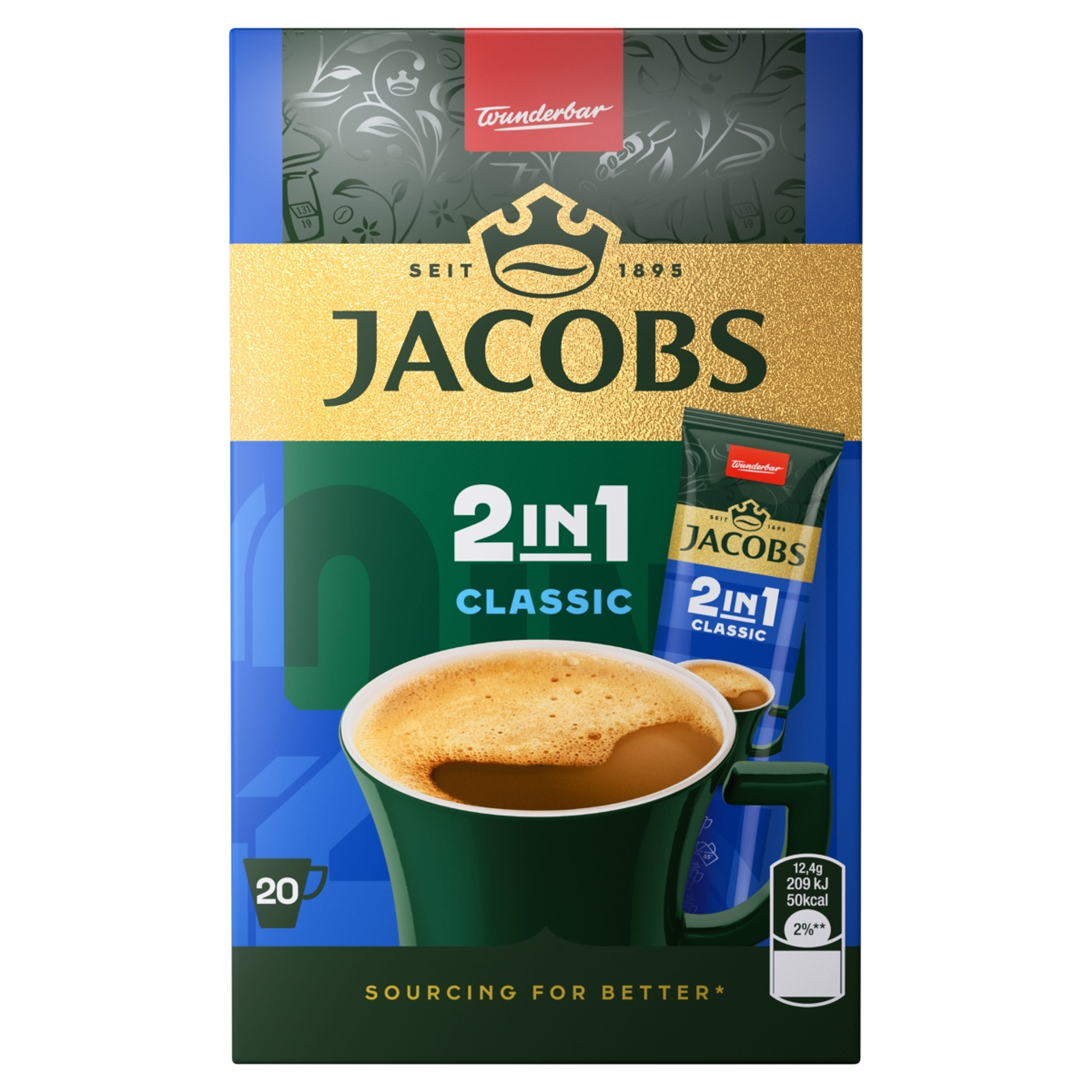 Jacobs Original 2in1 kávé 280 g - 20 db-1