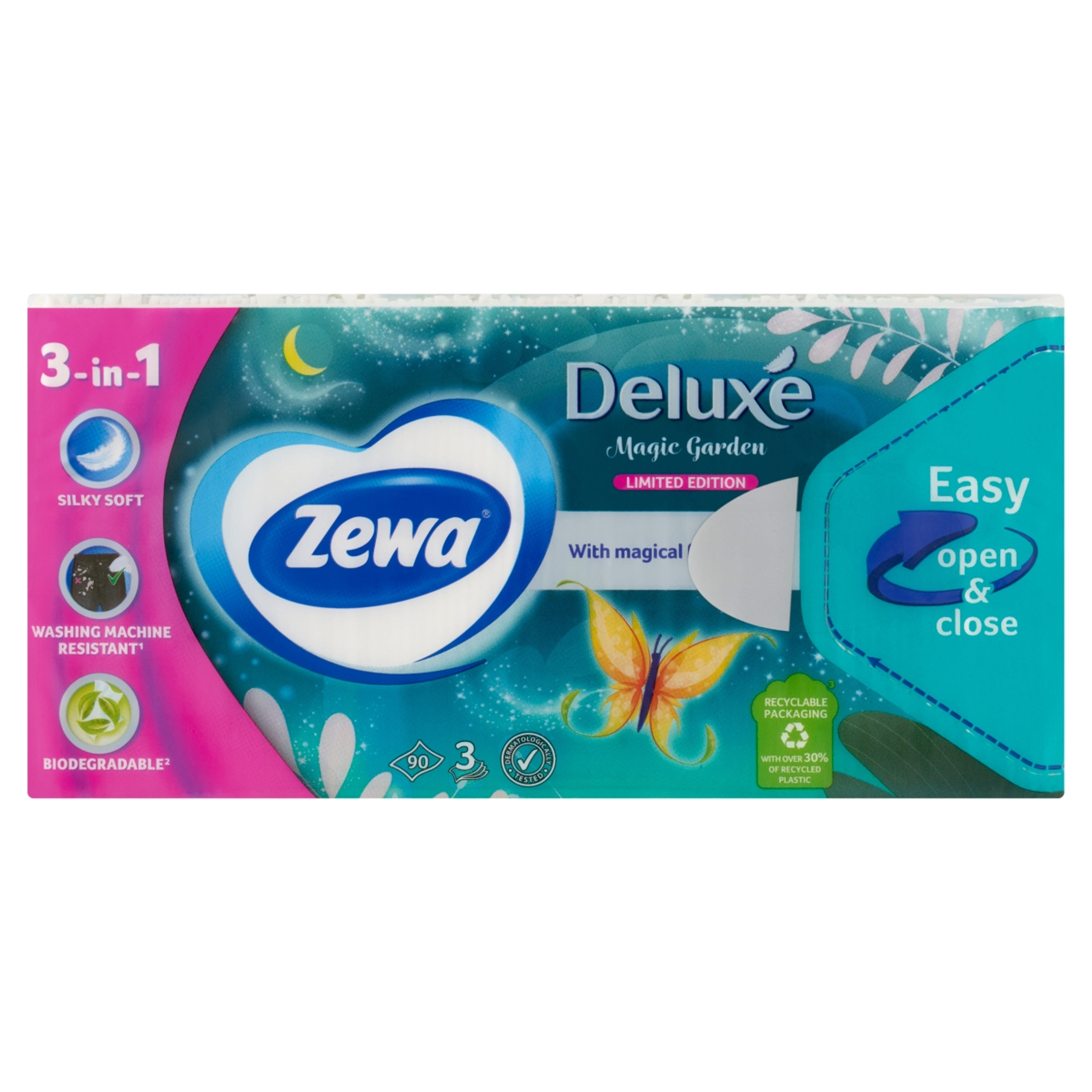 Zewa Deluxe Limited Edition papír zsebkendő 3 rétegű - 90 db
