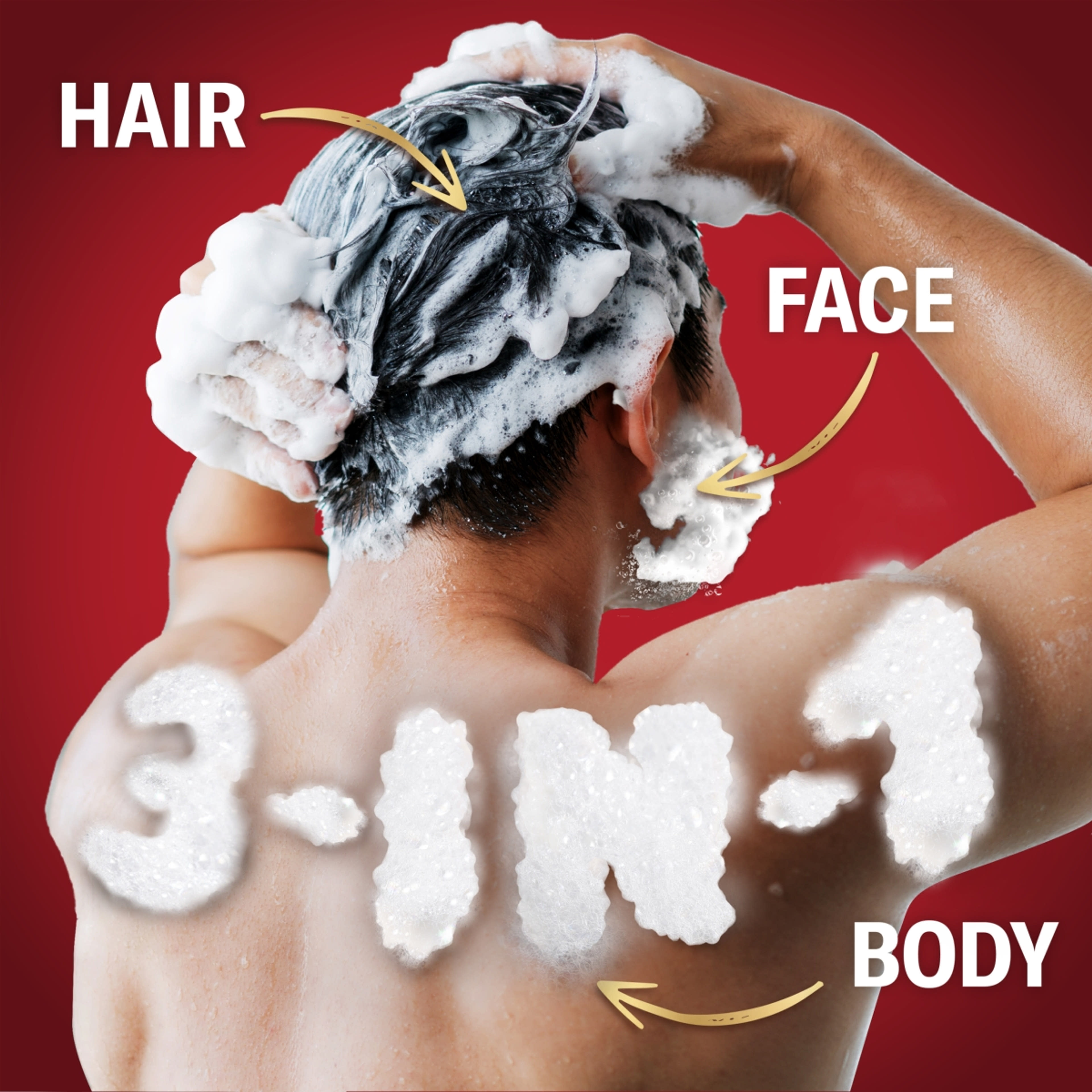 Old Spice Epic Férfi 3 az 1-ben sampon és tusfürdő - 400 ml-3