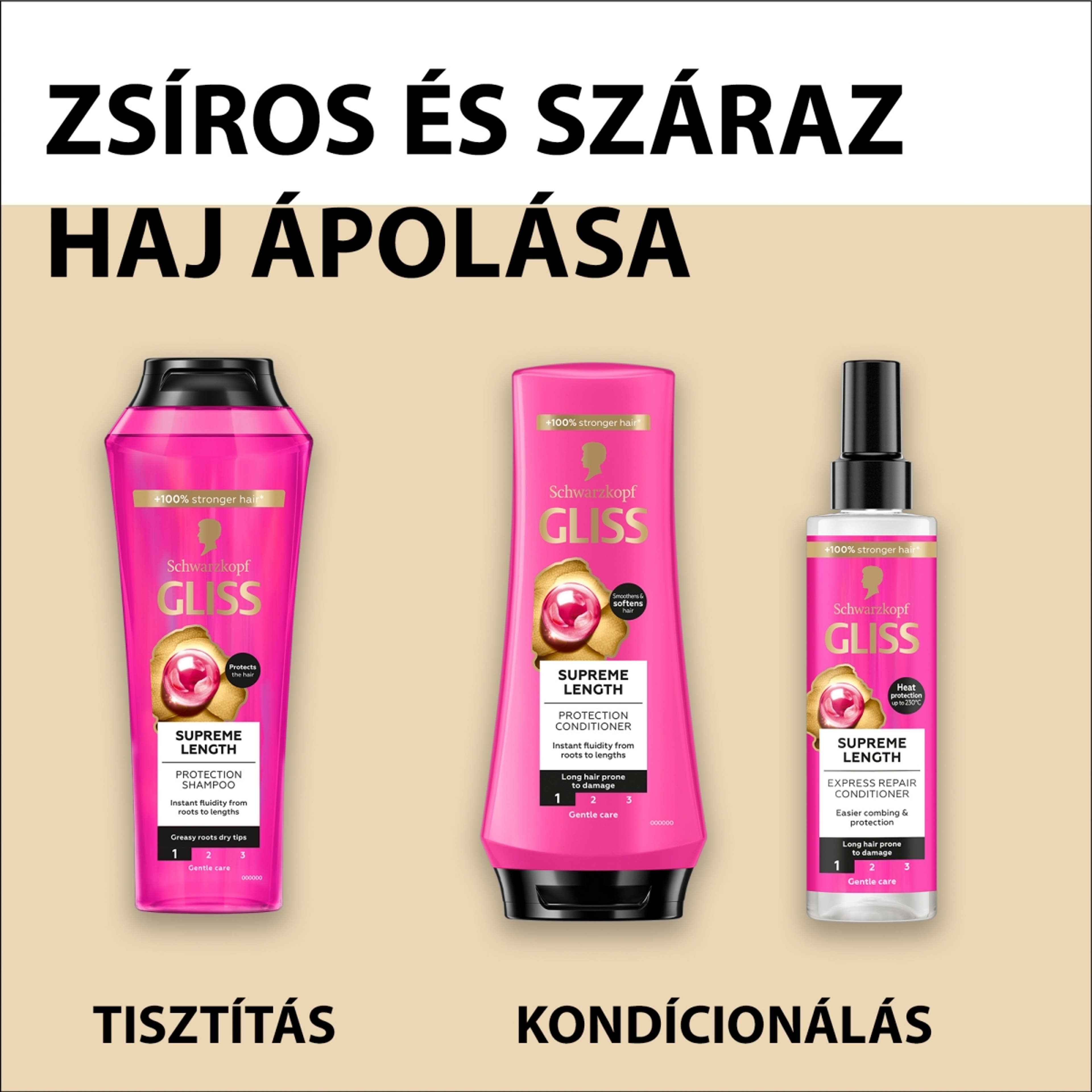 Gliss Supreme Length Hajregeneráló sampon - 400 ml-6