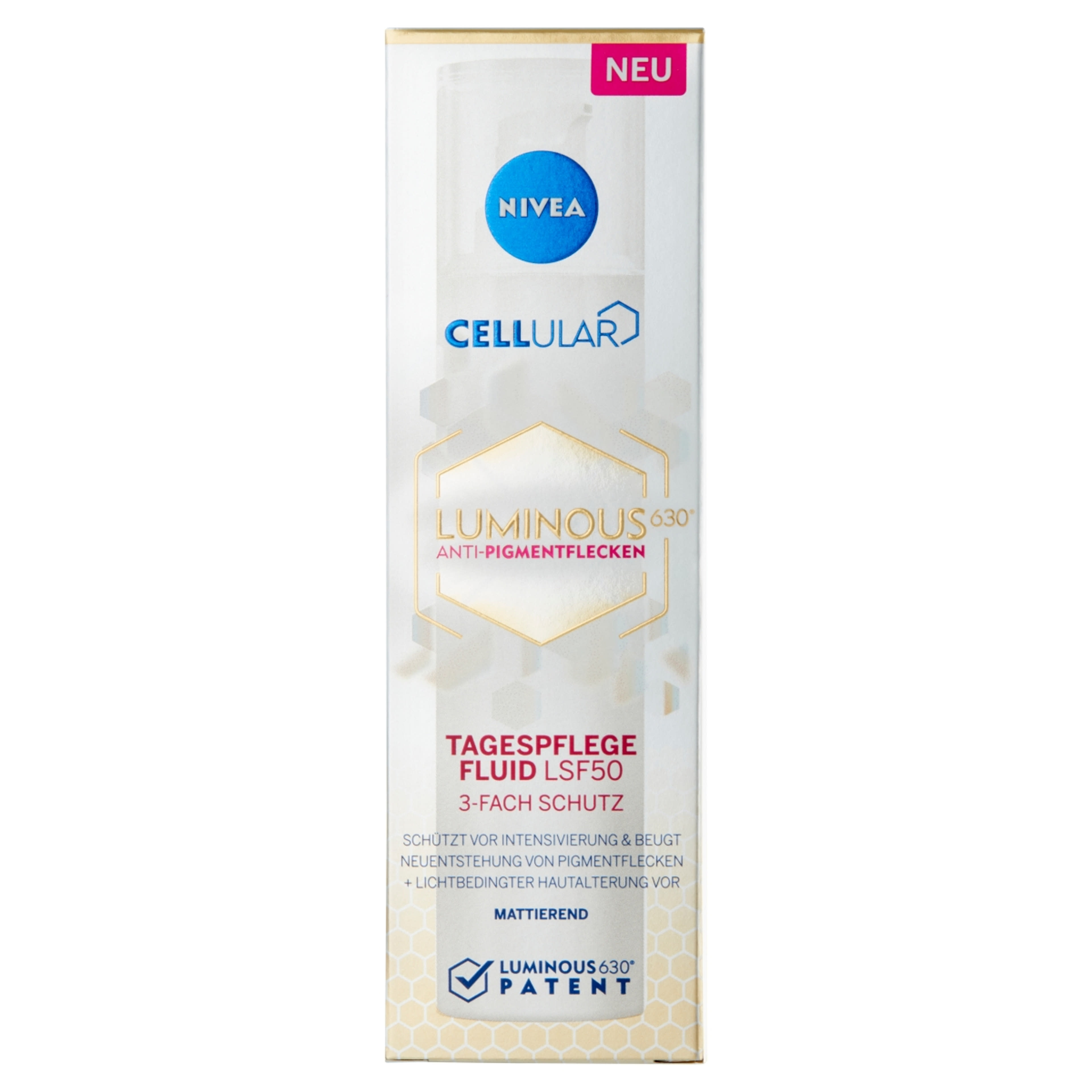 Nivea Cellular luminous630 pigmentfolt elleni nappali arckrém - 40 ml