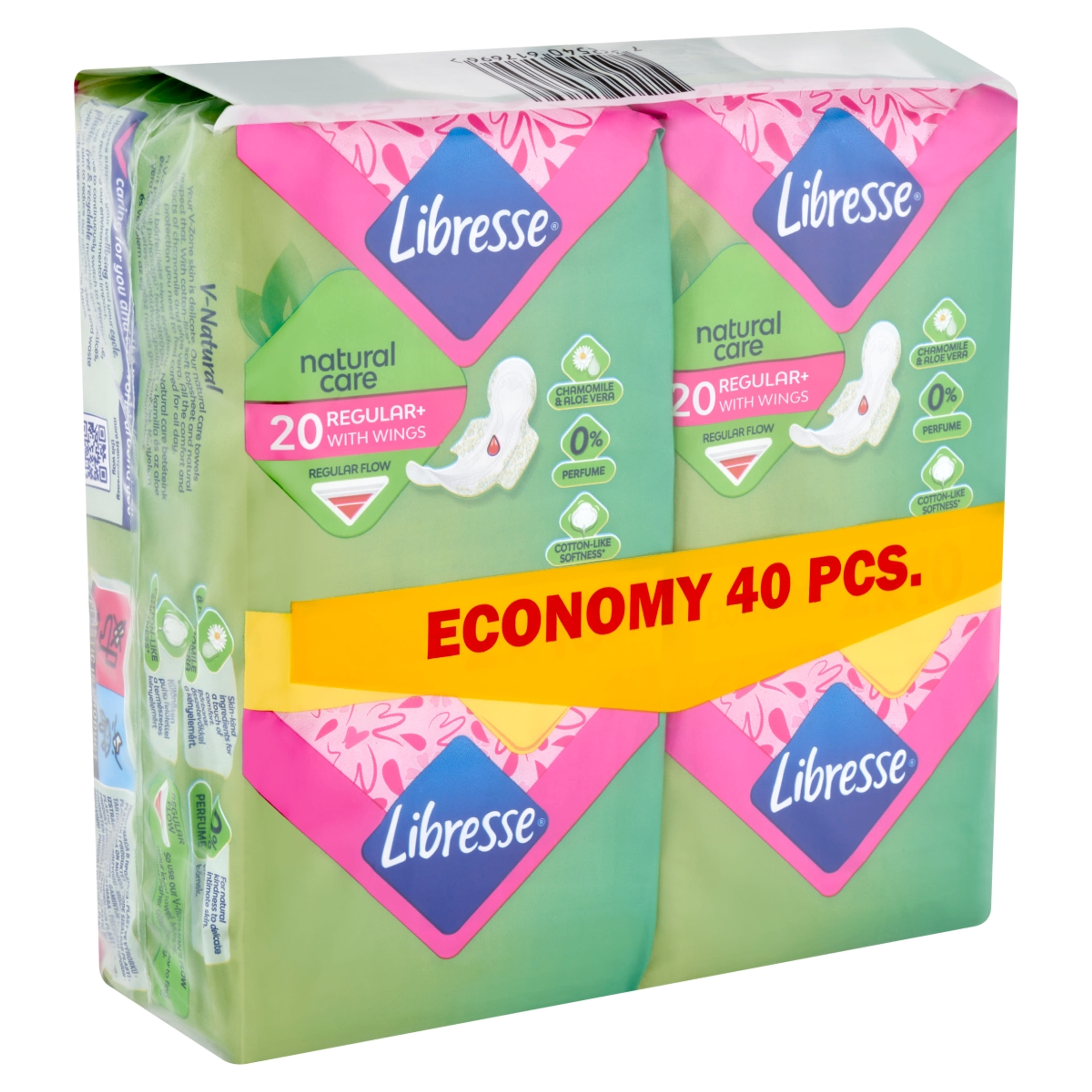 Libresse Natural Care Ultra Normal egészségügyi betét - 40 db-2