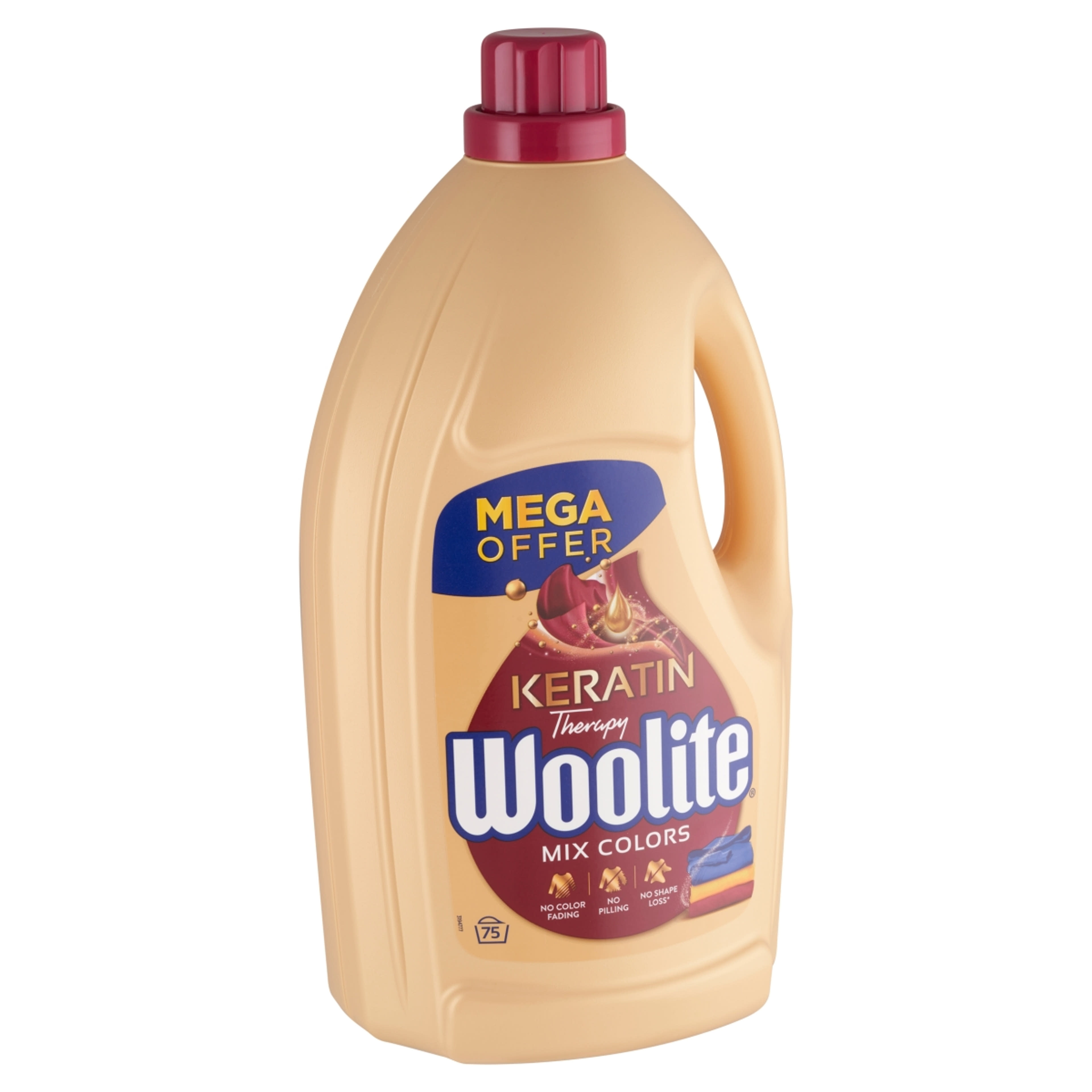 Woolite Keratin Therapy folyékony mosószer keratinnal színes ruhákhoz 75 mosás - 4500 ml-2
