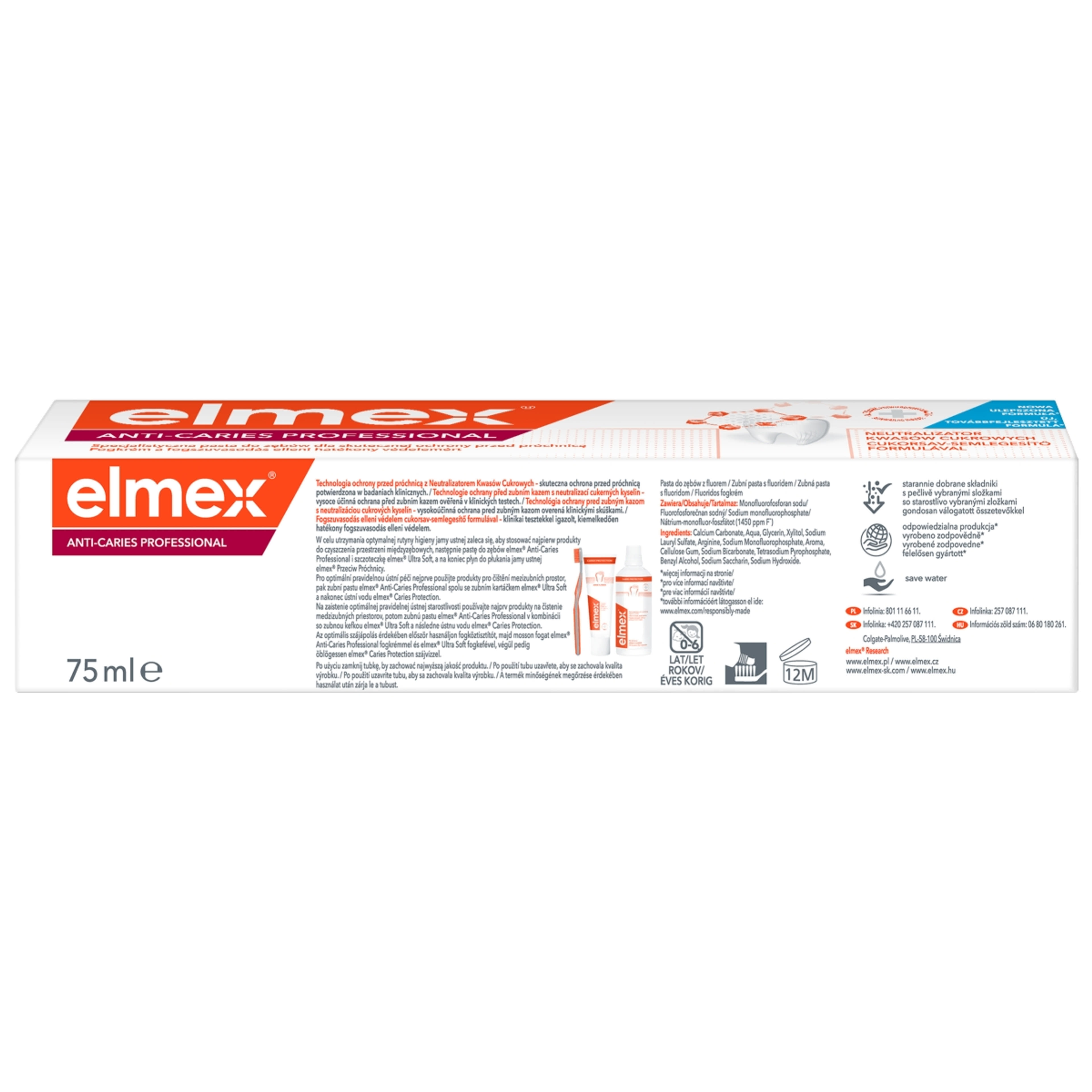 Elmex Anti Caries Professional fogkrém - 75 ml-4
