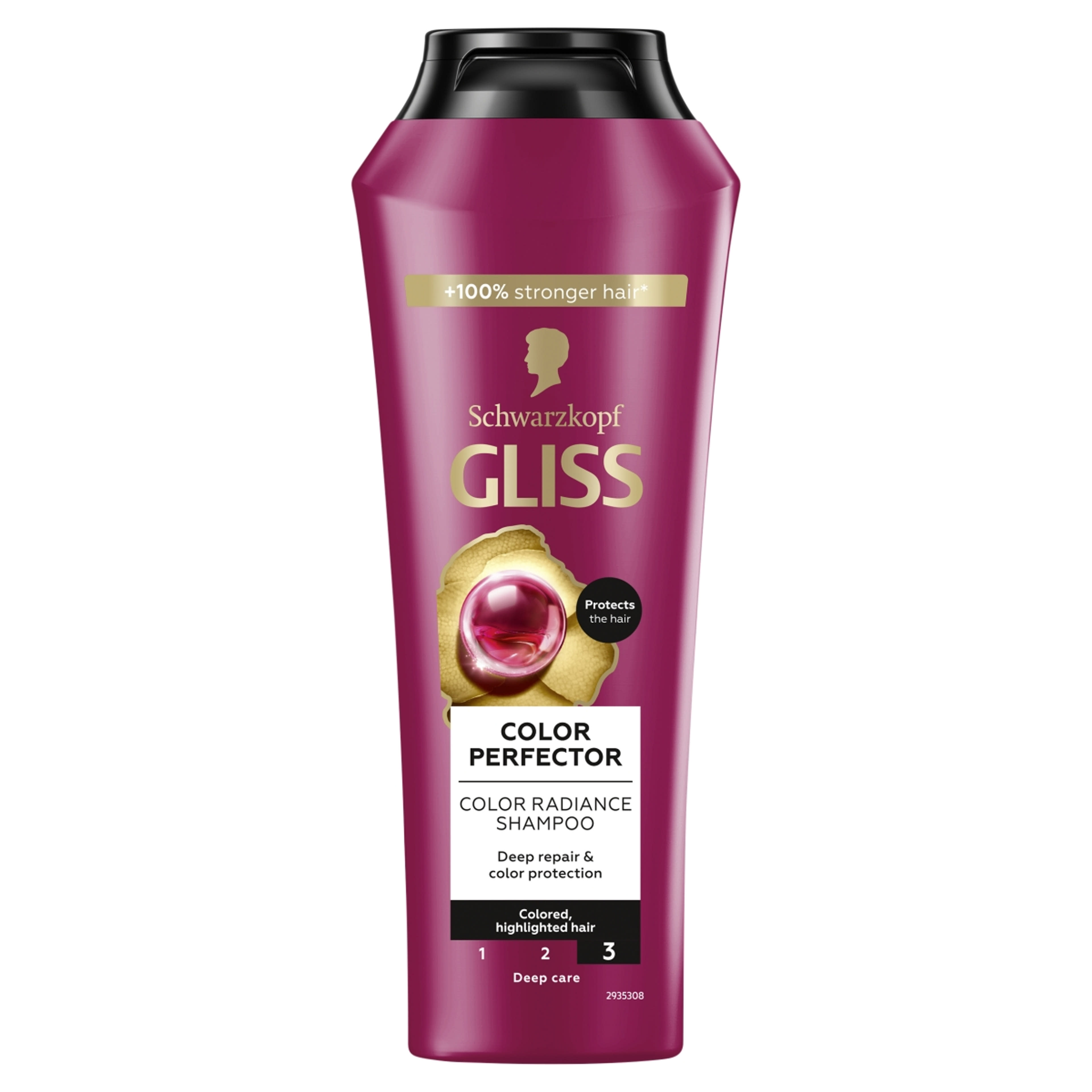 Gliss Ragyogó szín és védelem hajregeneráló sampon - 250 ml-1