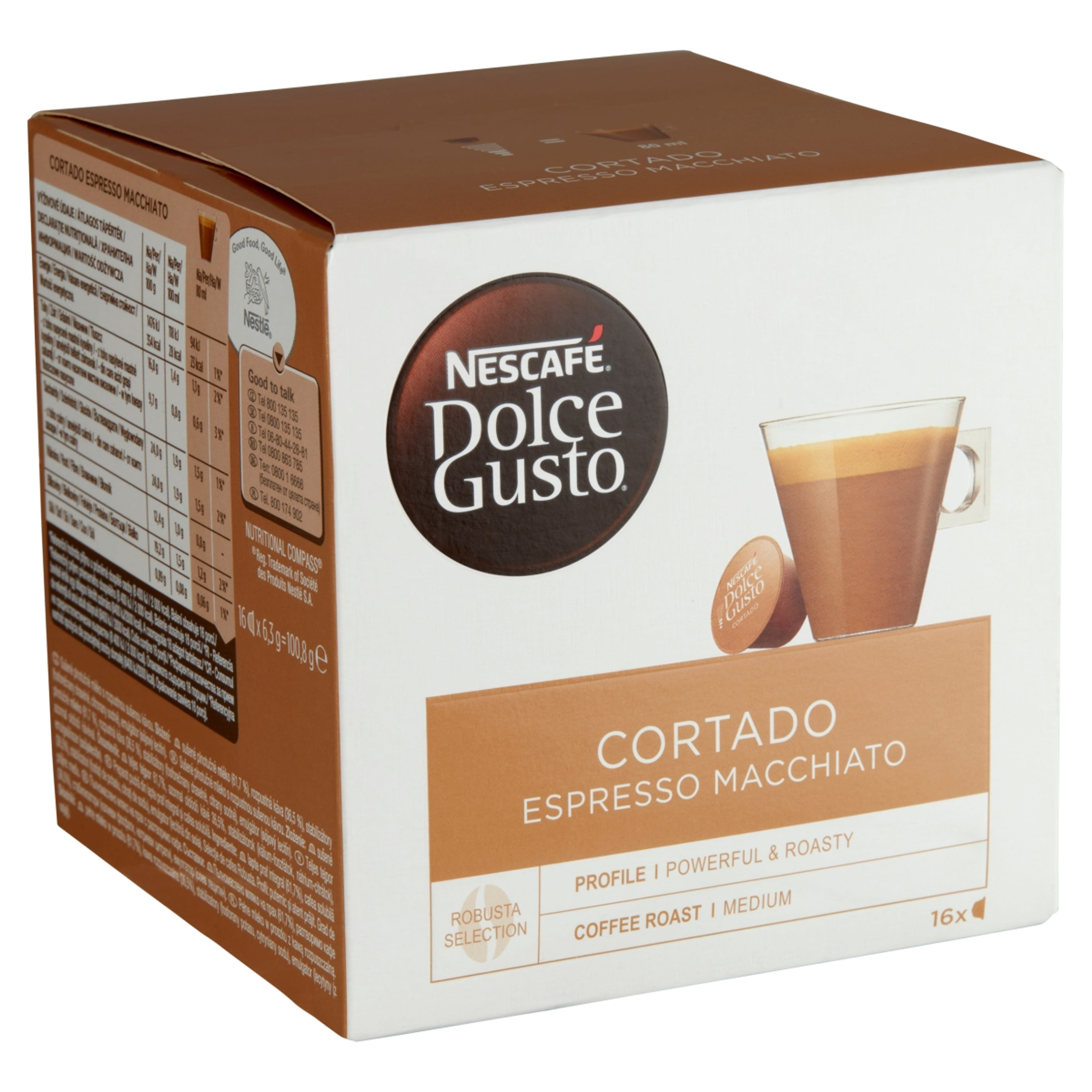 Nescafé Dolce Gusto Cortado Espresso Macchiato kávékapszula 16 db - 100 g-3