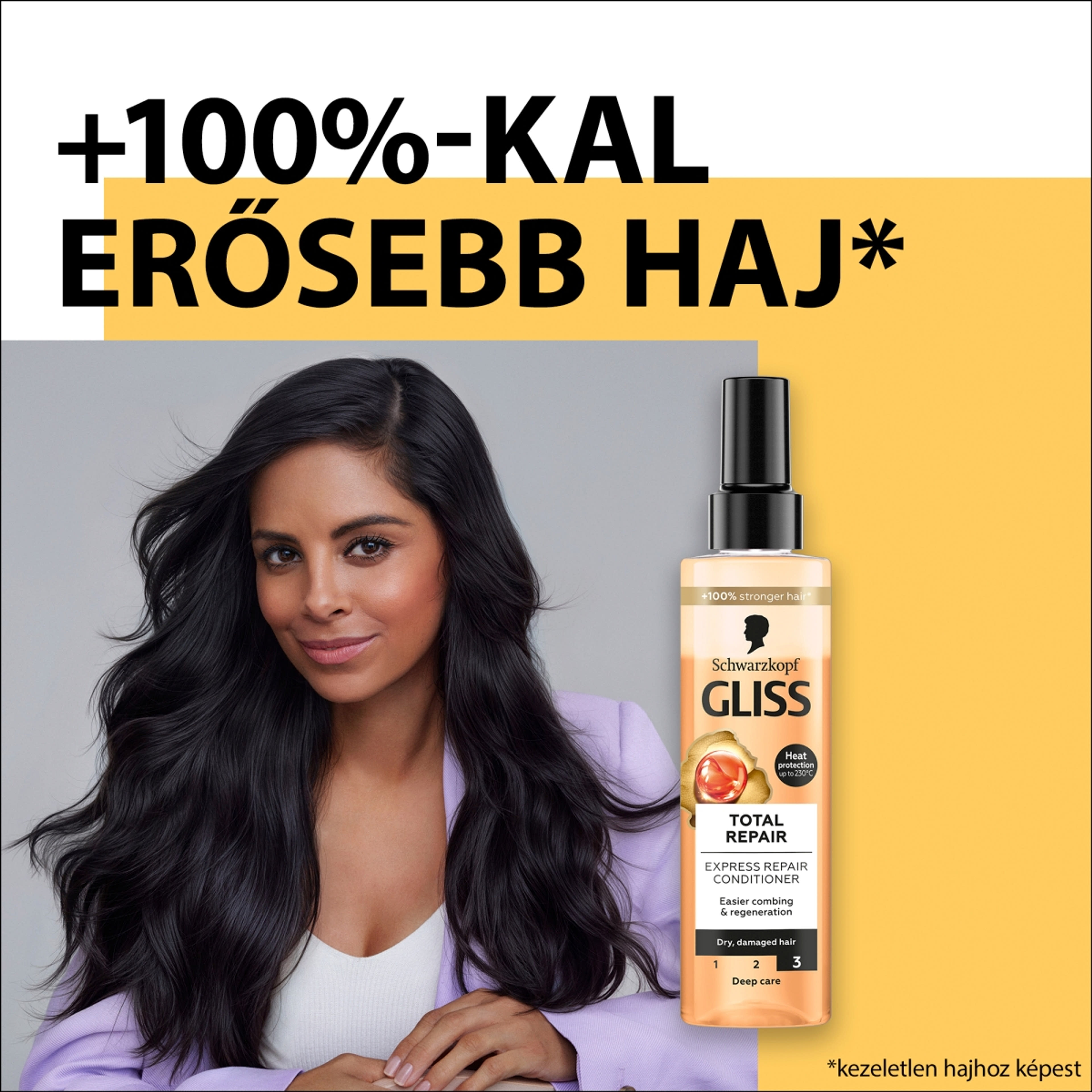 Gliss Express Repair - Teljeskörű regeneráló hajregeneráló balzsam - 200 ml-2